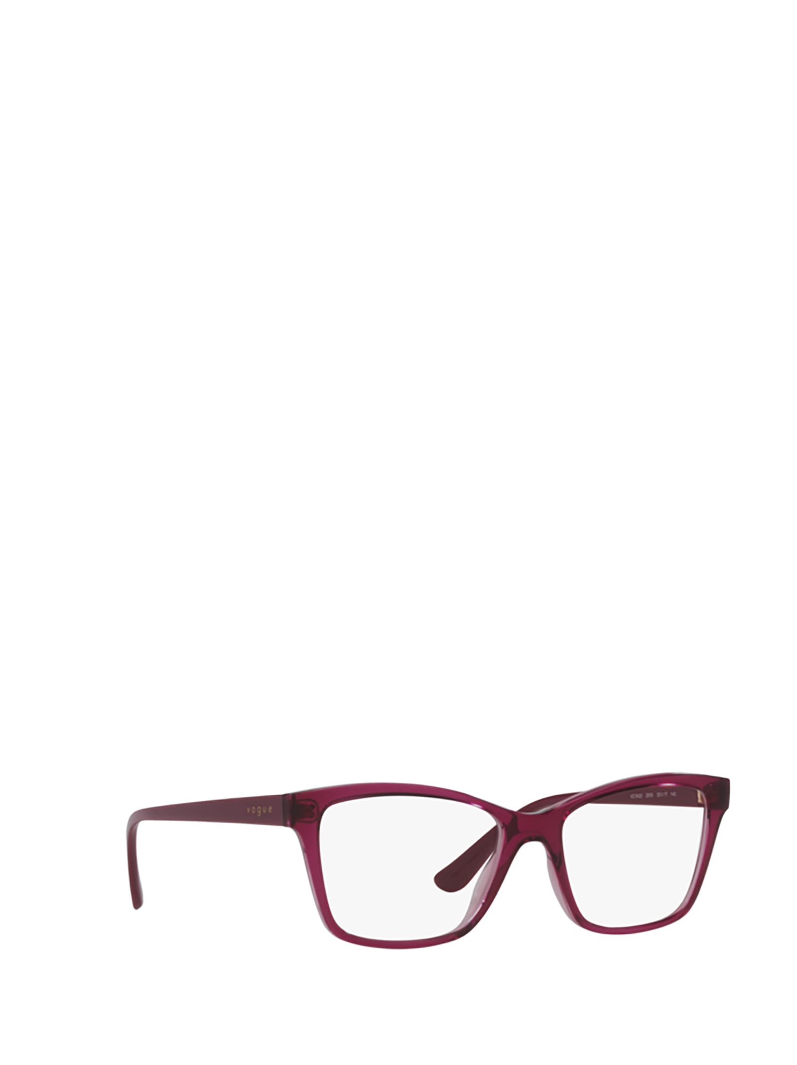 Shop Vogue Eyewear Vo5420 Top Violet/pink Glasses