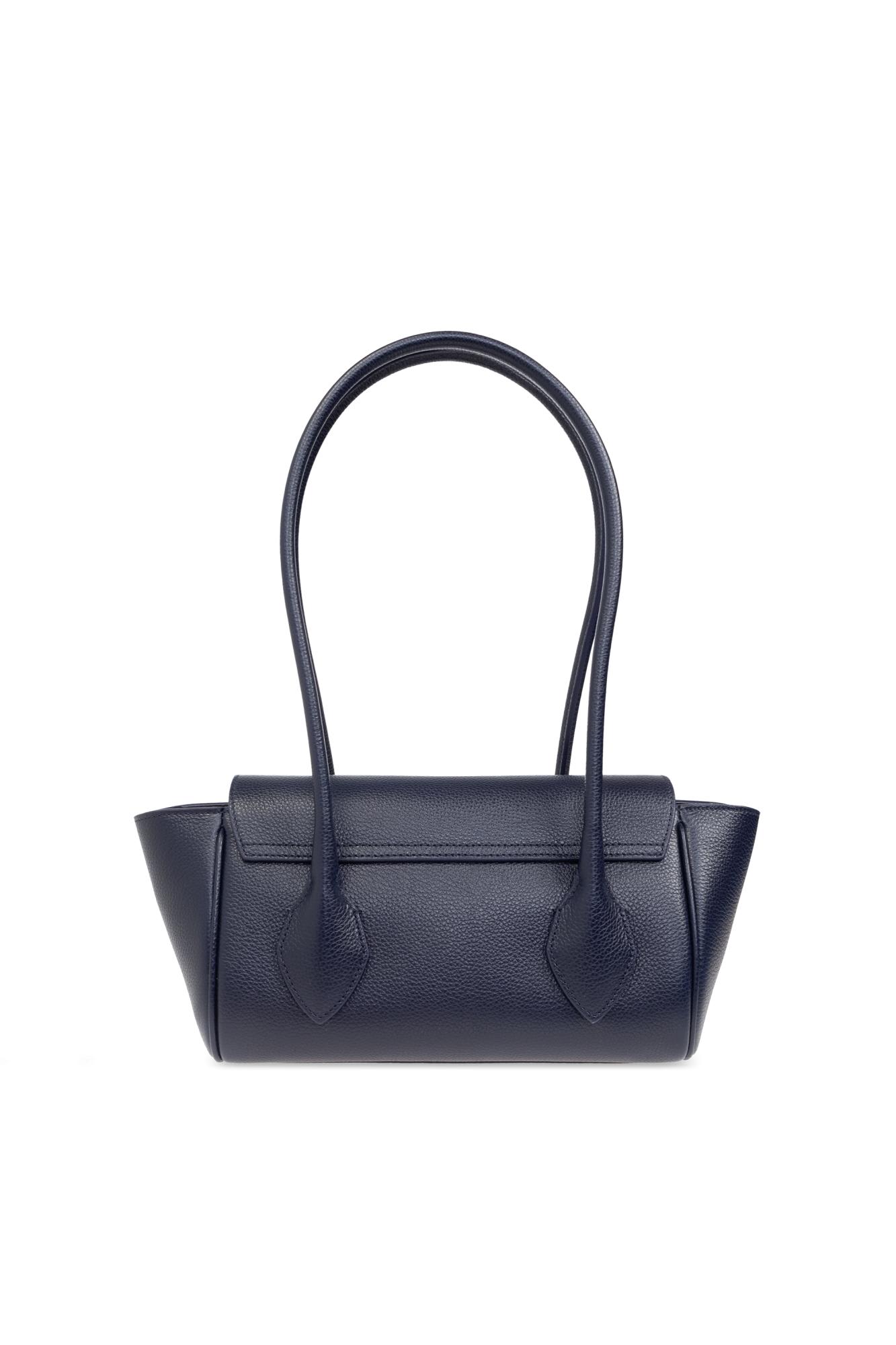 Shop Ferragamo Firenze Shoulder Bag In Blue