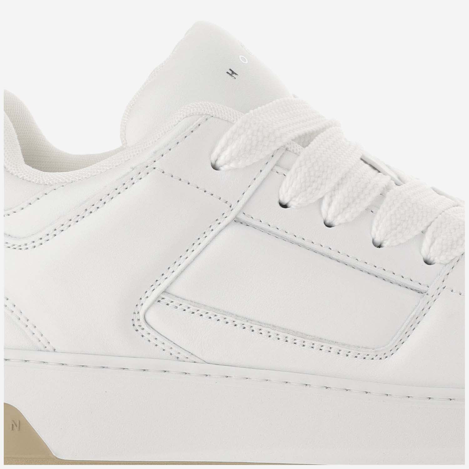 Hogan Men's Leather Sneakers With Logos In White
