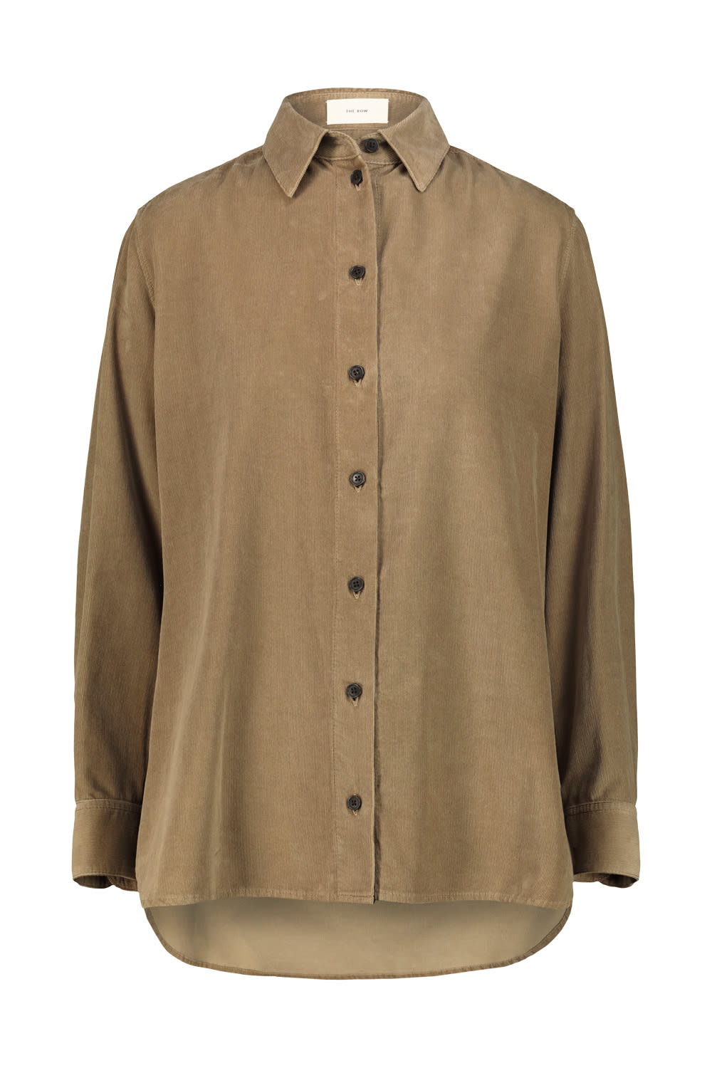 The Row Sisilia Shirt In Corduroy In Neutral