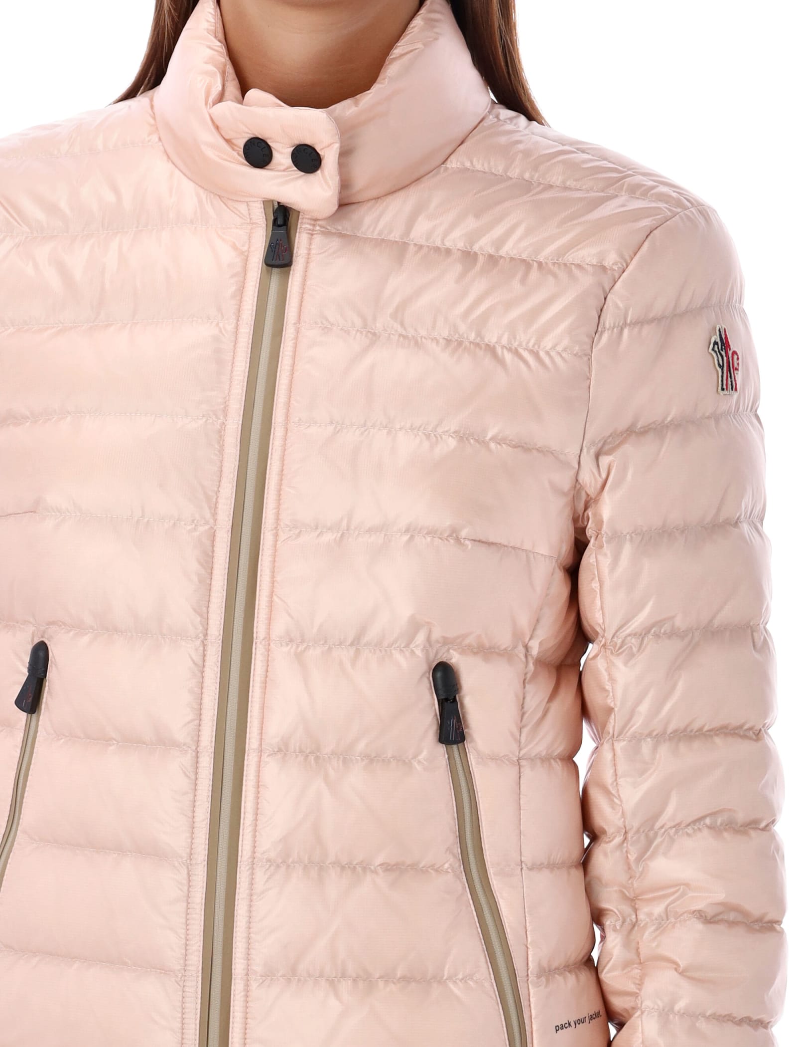 Shop Moncler Walibi Jacket In Pink