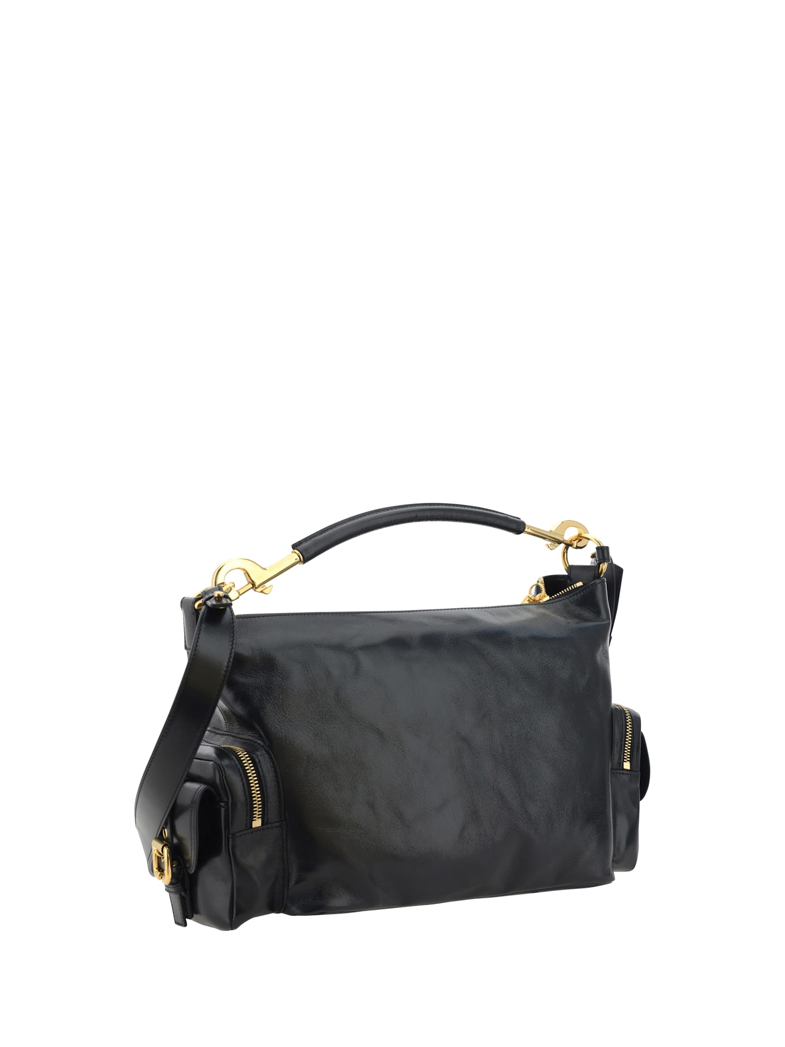 Shop Chloé Camera Handbag In Black