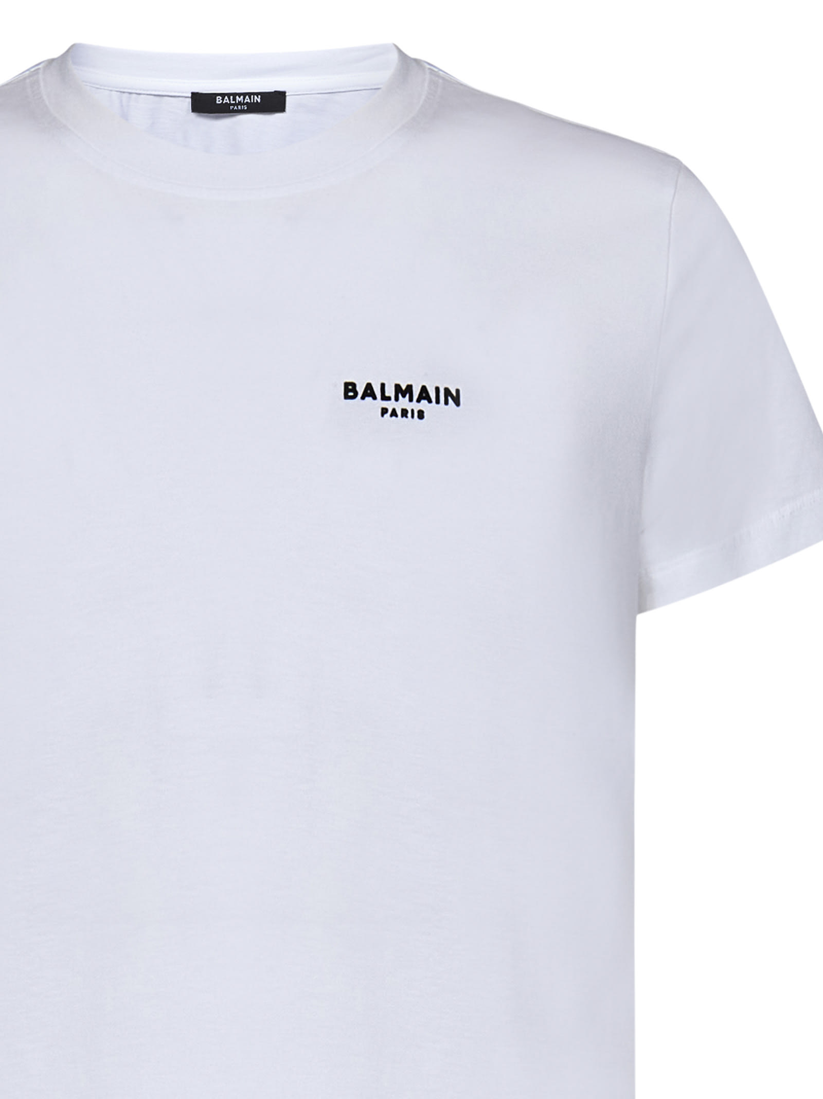 Shop Balmain Paris T-shirt In White