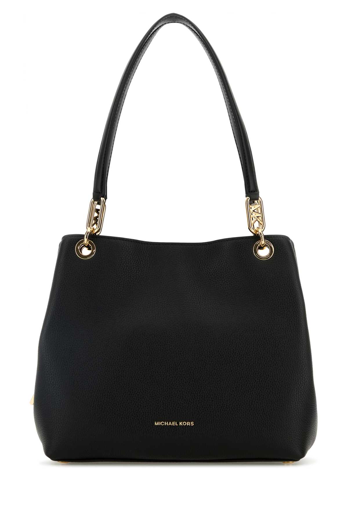 Black Leather Large Kensington Shopping Bag