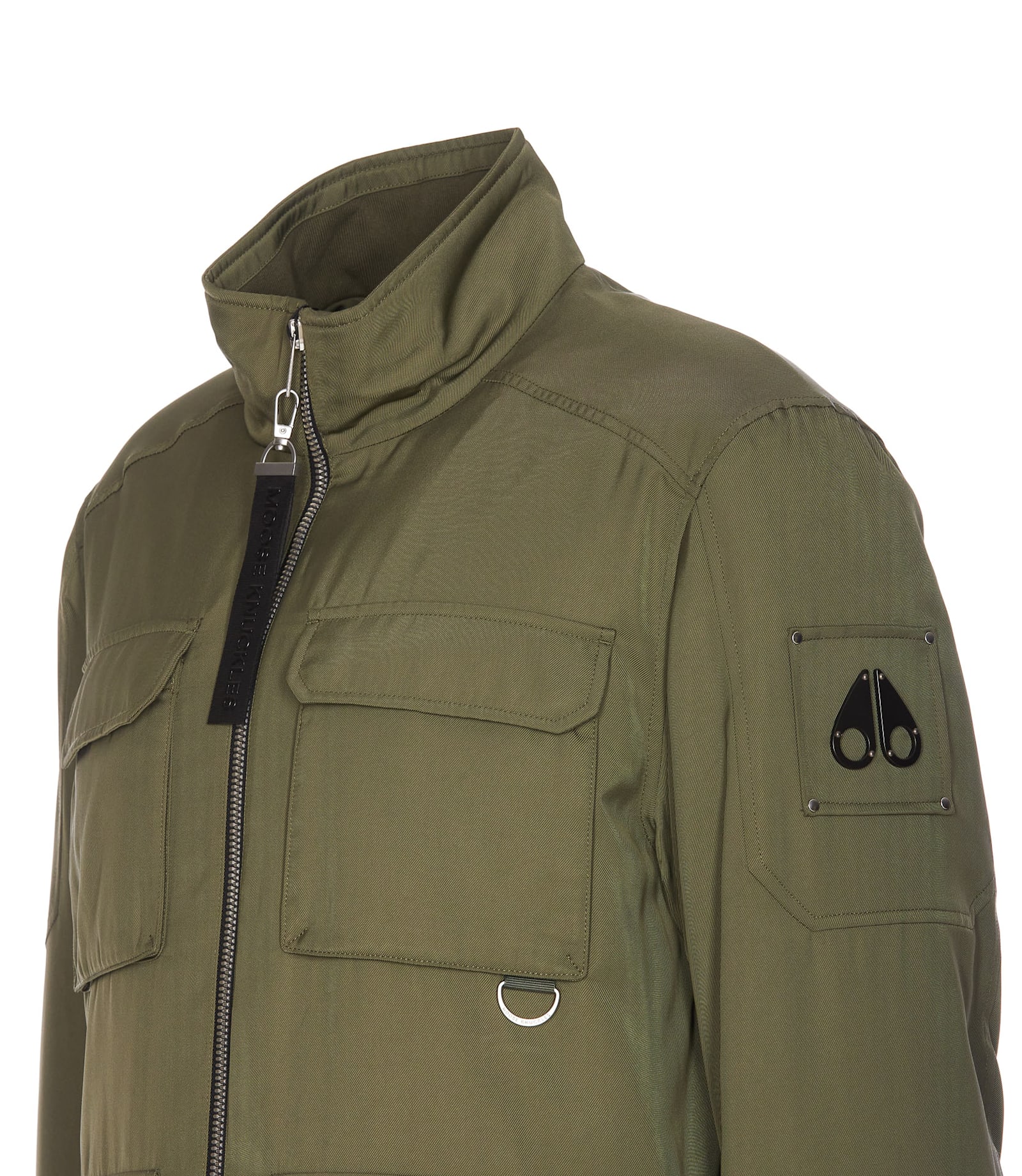 Shop Moose Knuckles Douglas Field Jacket In Green