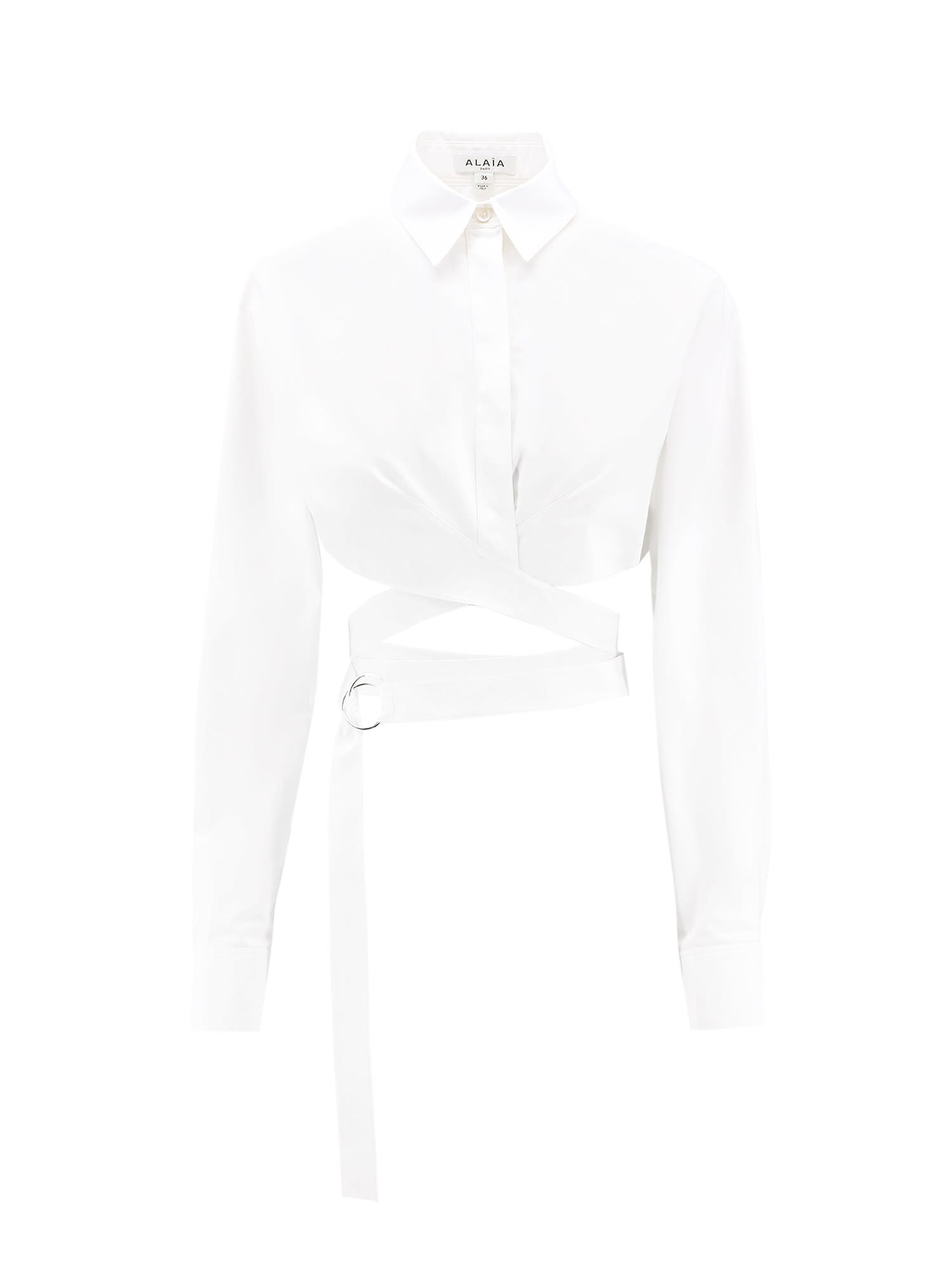 Shop Alaïa Shirt In White