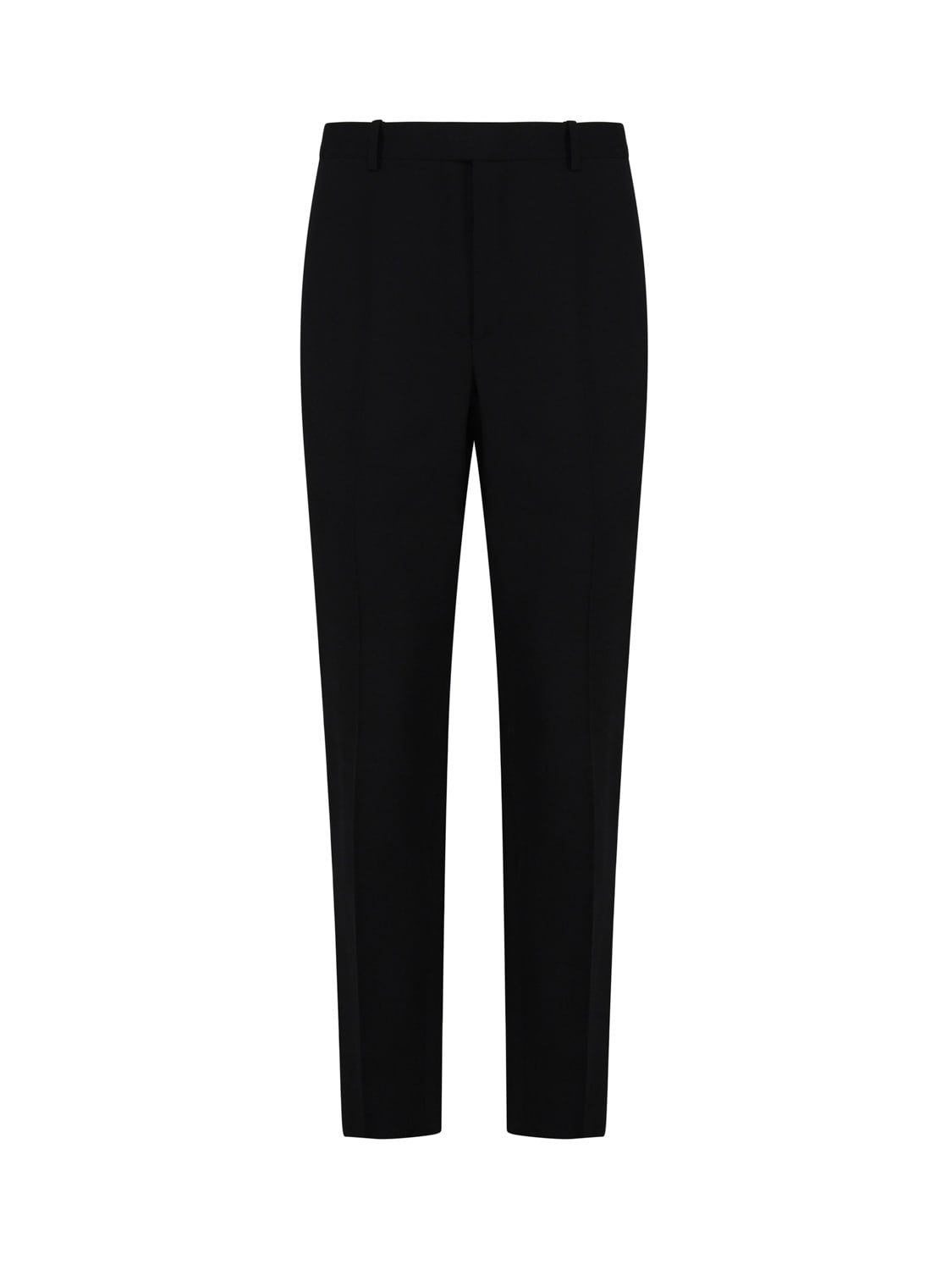Shop Saint Laurent Elegant Trousers In Black