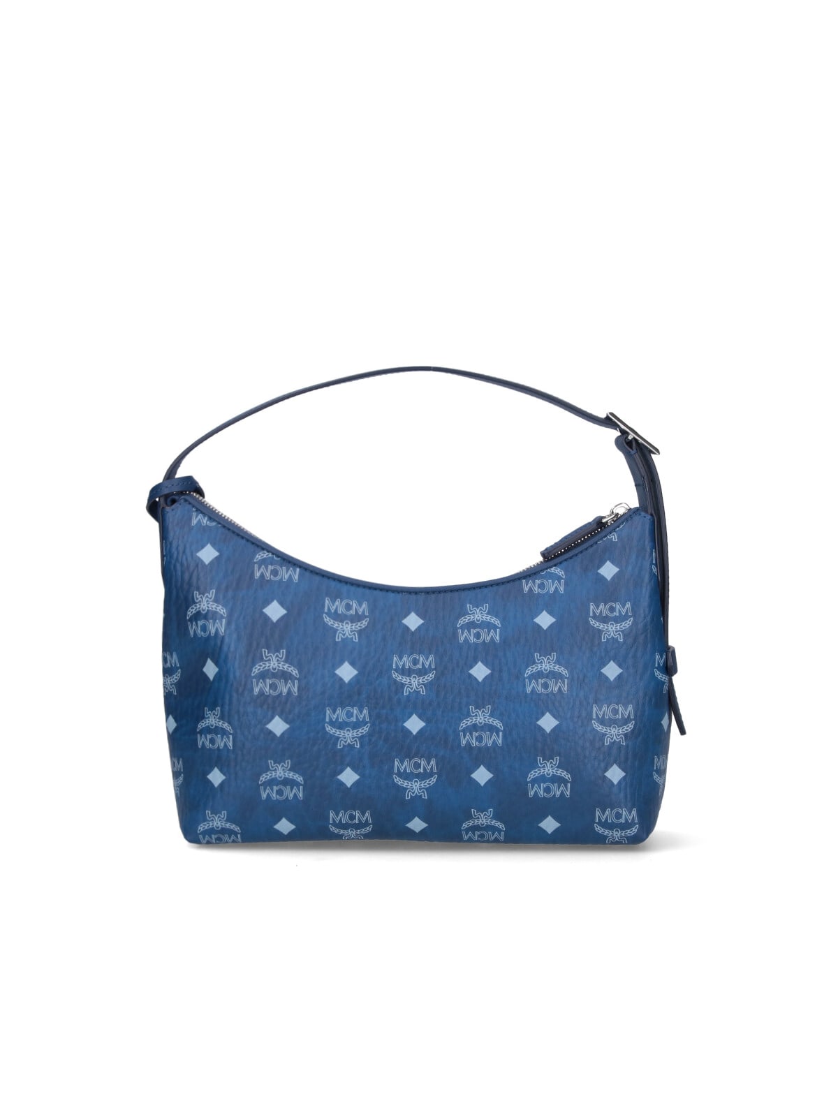 Mcm 'aren Hobo' Small Shoulder Bag In Blue