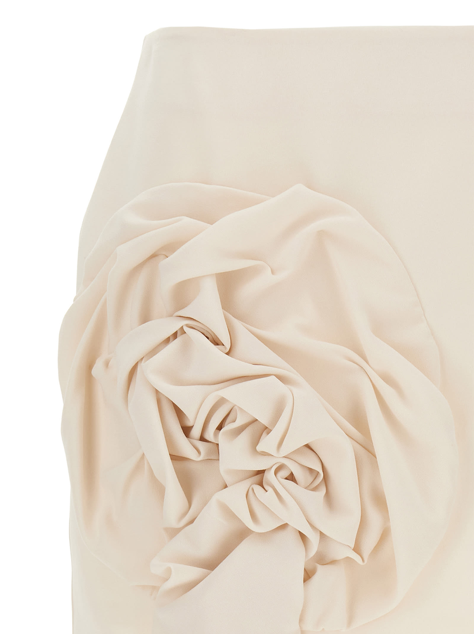 Shop Marella Emily Ratajkowski X  Capsule Skirt In White
