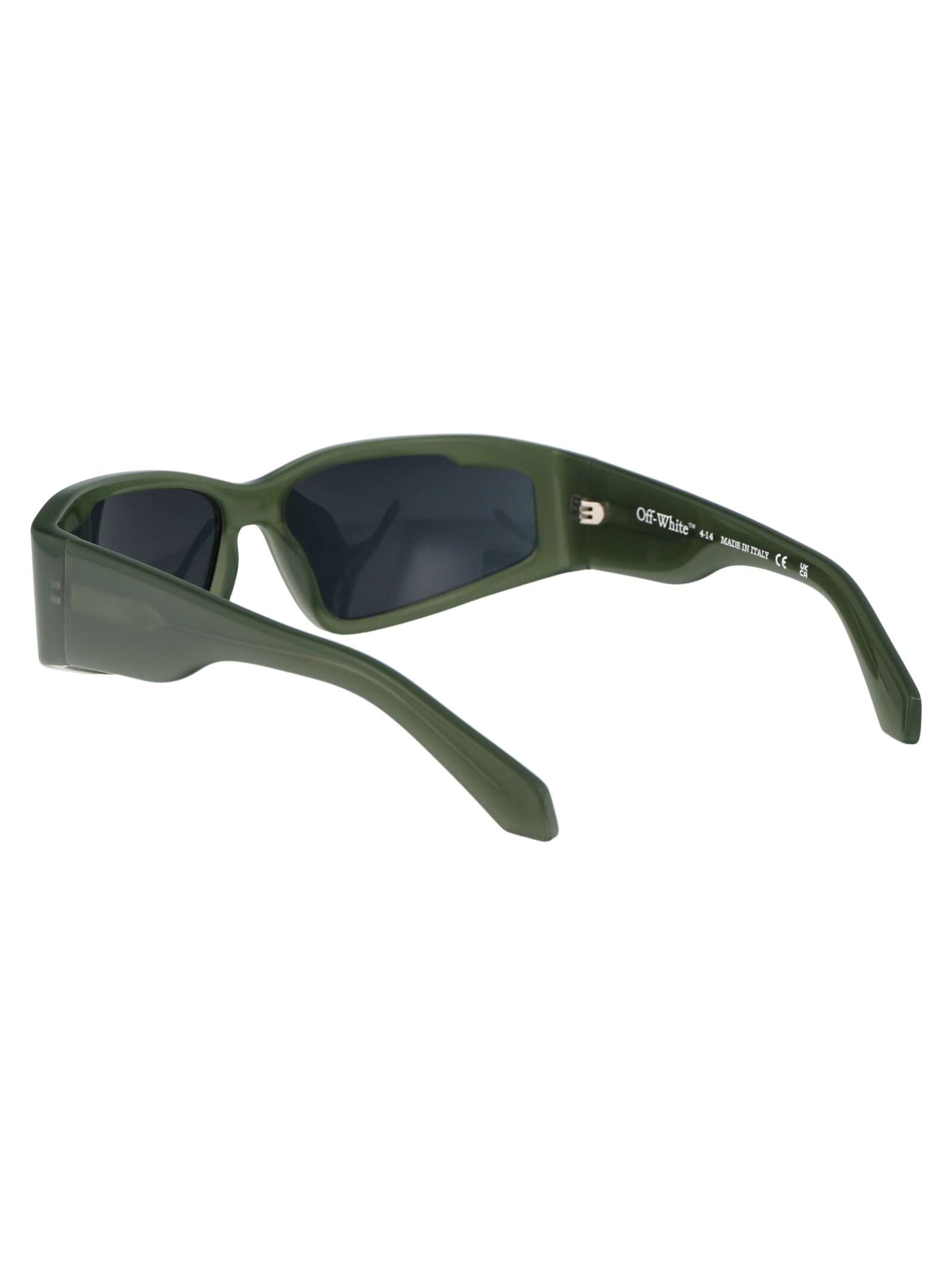 Shop Off-white Kimball Sunglasses In 5707 Olive Green