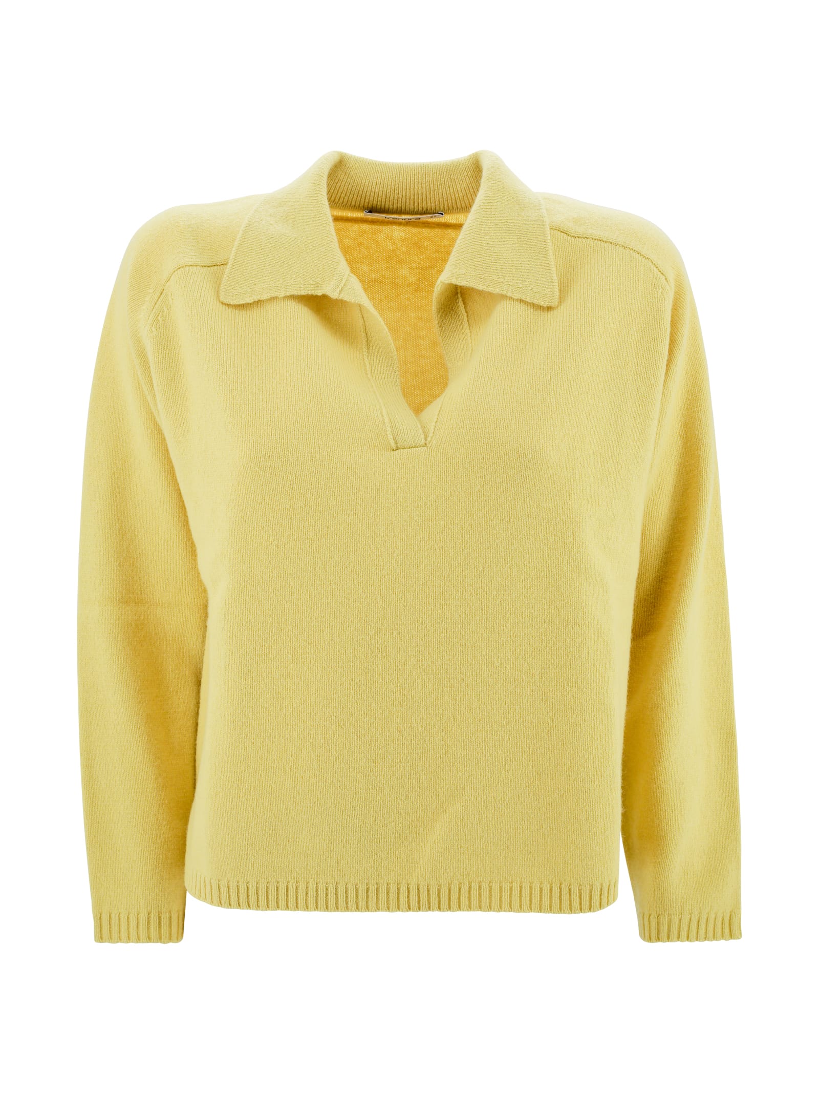 Jumper With Polo Collar