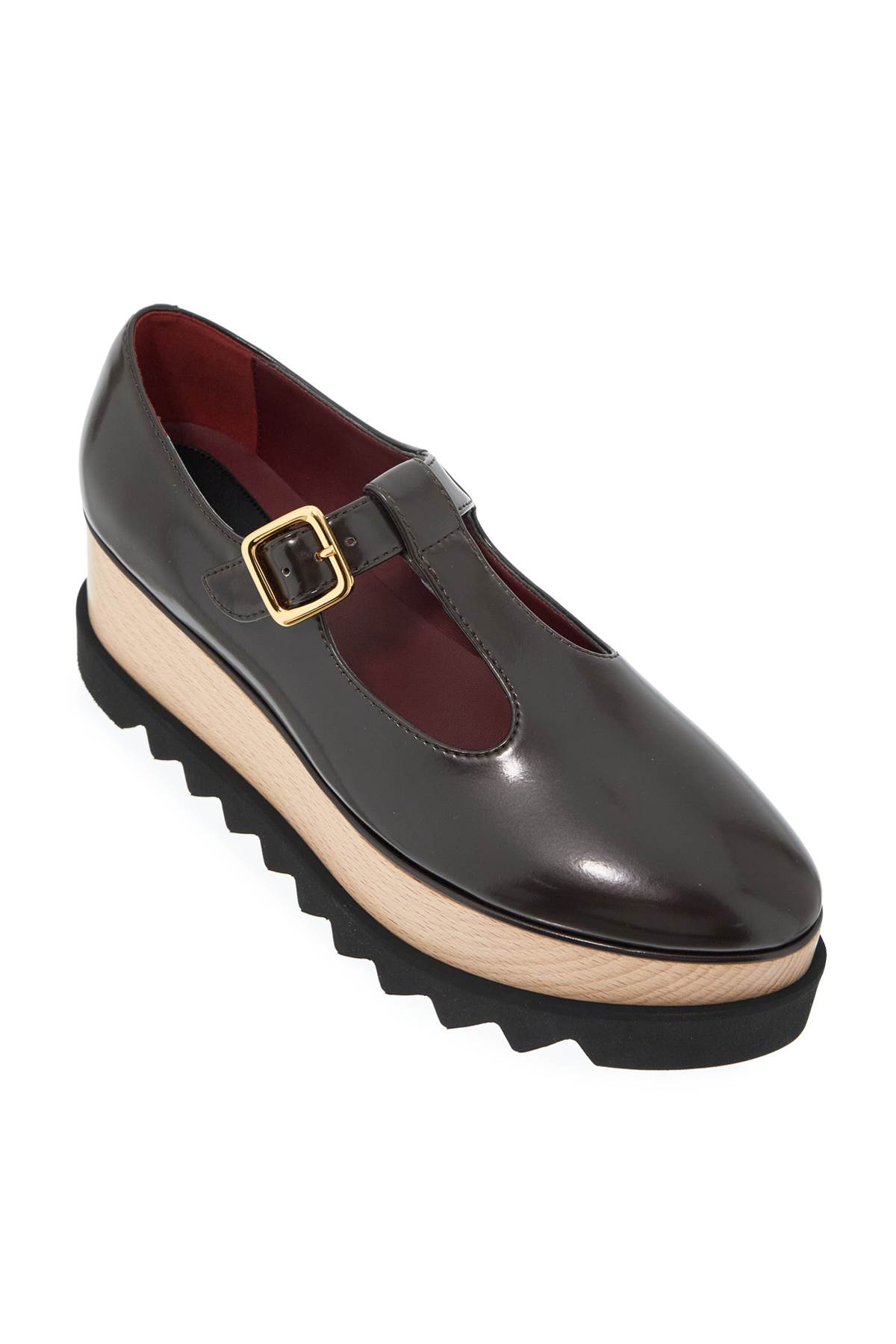 Stella Mccartney Flats In Coffee (brown)