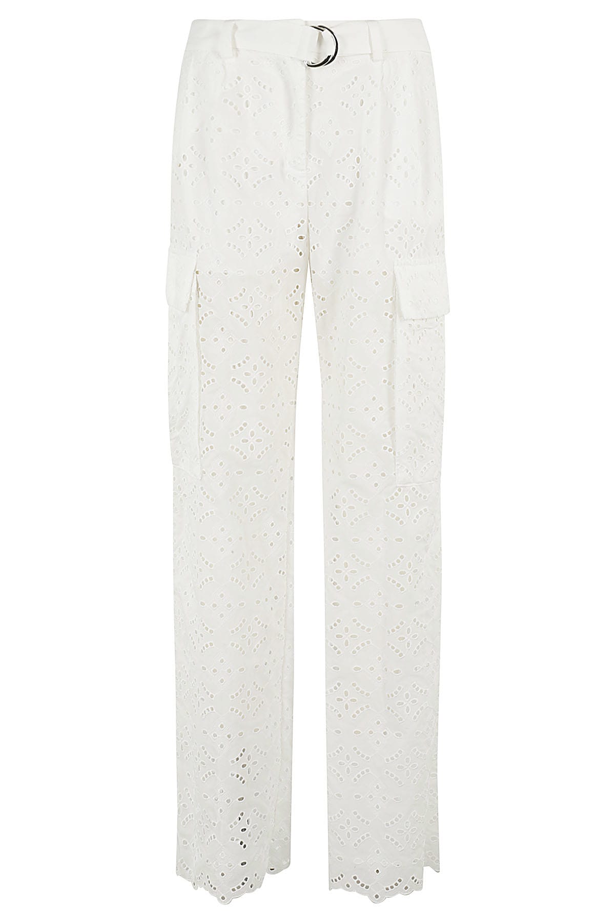 Shop Ermanno Firenze Pantalone In Off White