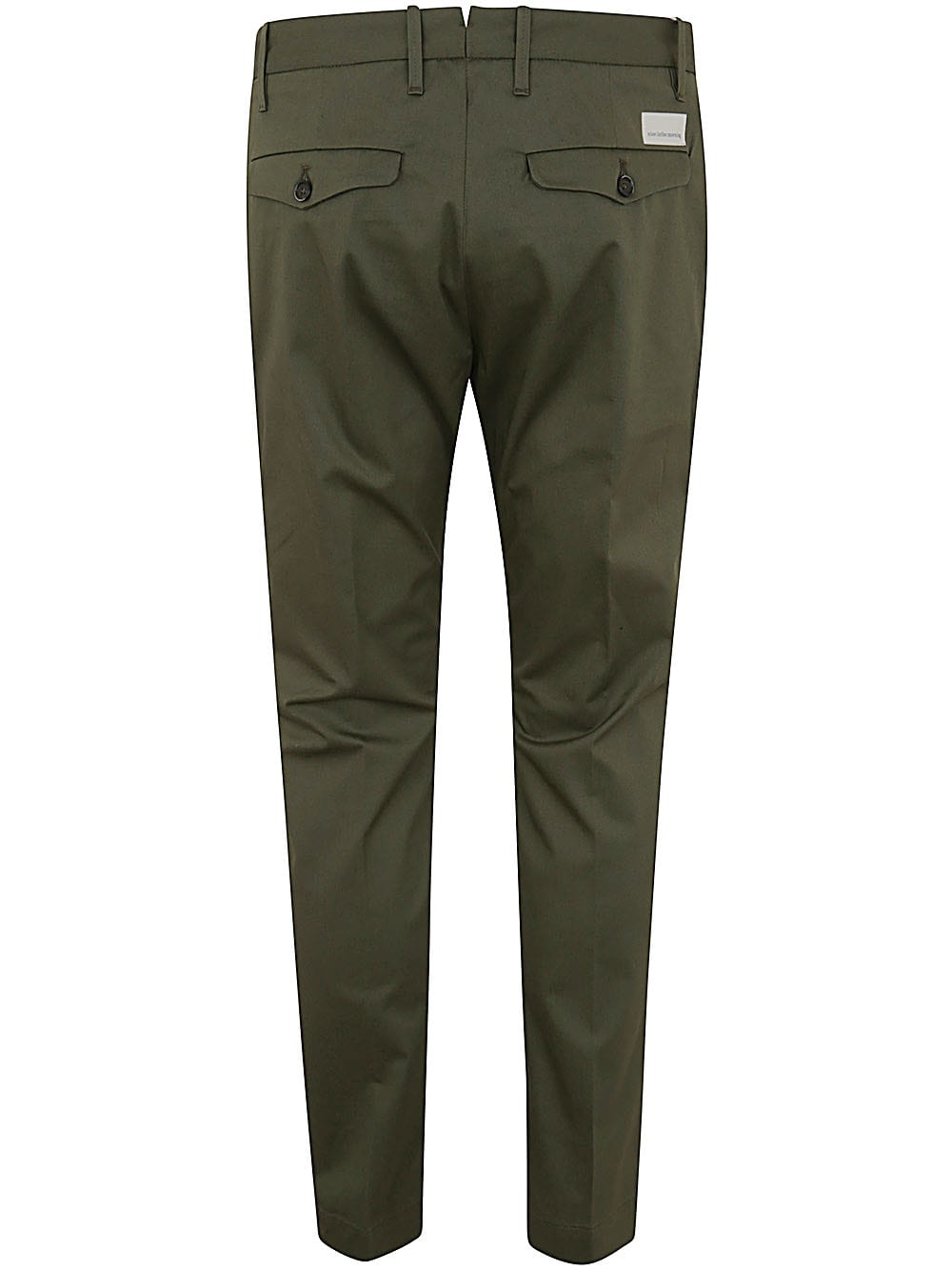 Shop Nine In The Morning Easy Chino Slim Trouser In Sage
