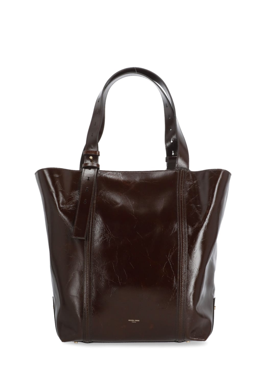 Golden Goose Versatile Tote Bag Adjustable Straps In Burgundy