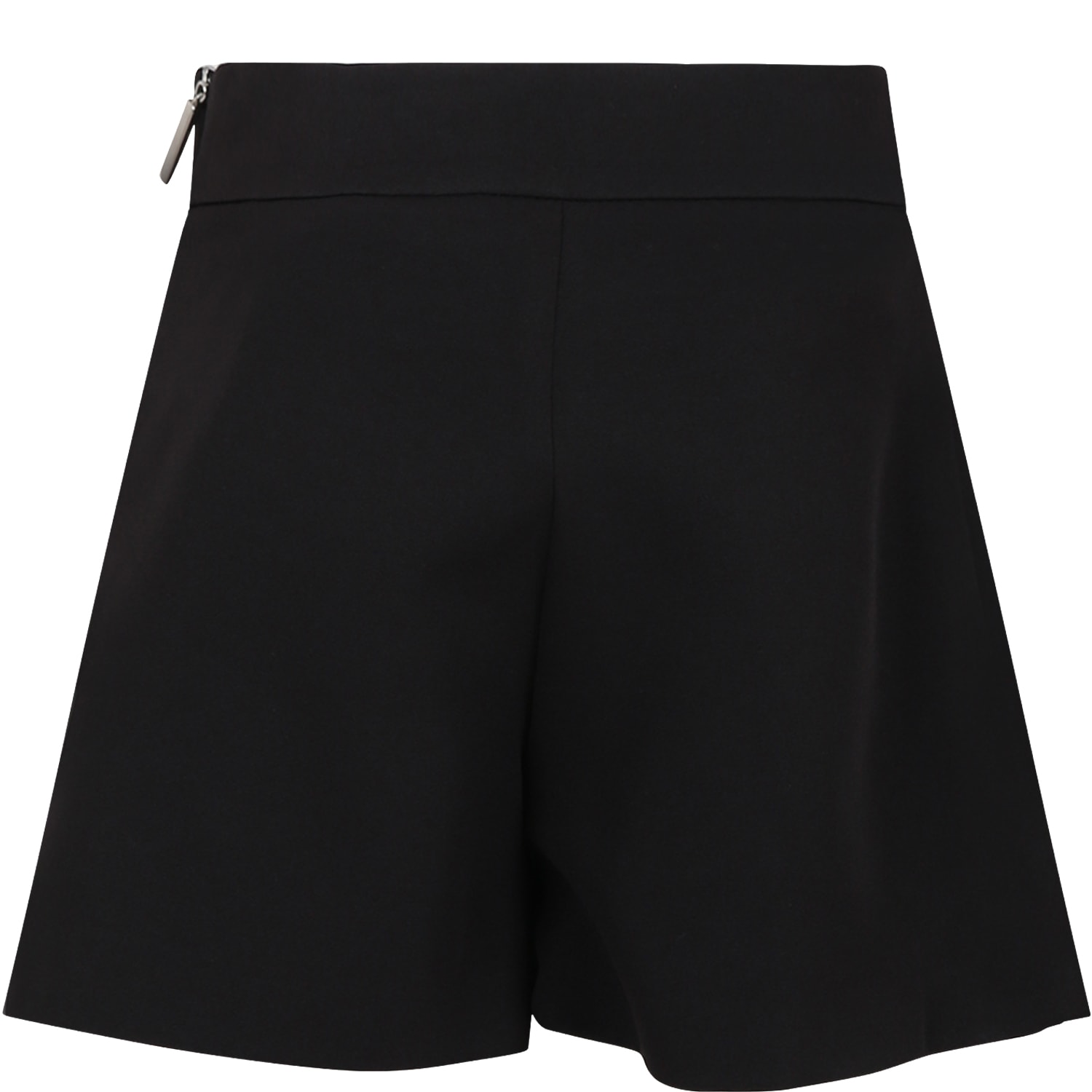 Shop Msgm Black Shorts For Girl With Rhinestones