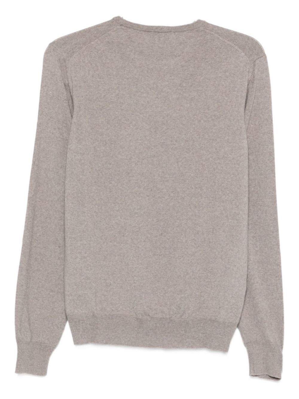 Barba Napoli Barba Mens Crewneck Sweater In Gray