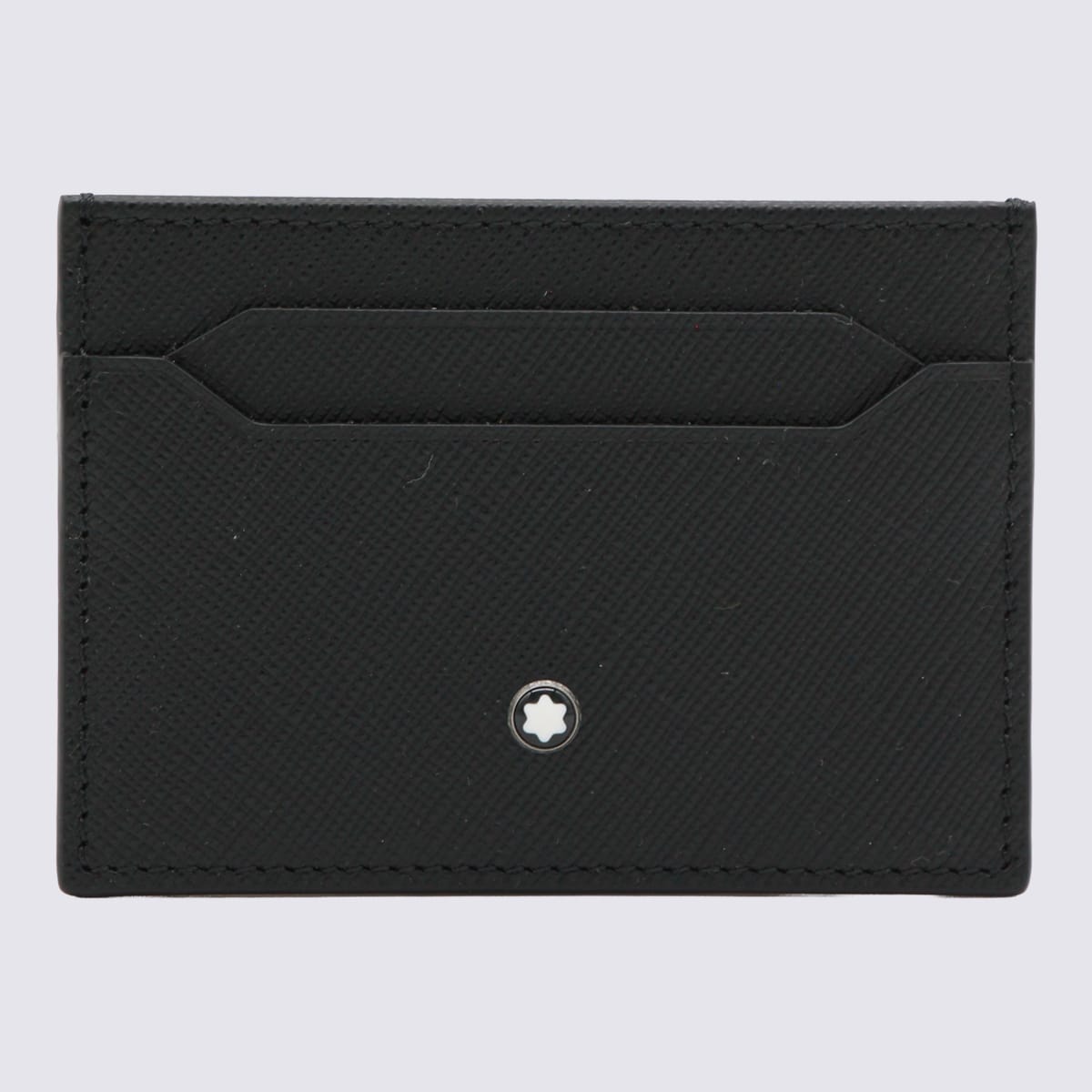 Montblanc Compact Textured Wallets And Cardholders In Black