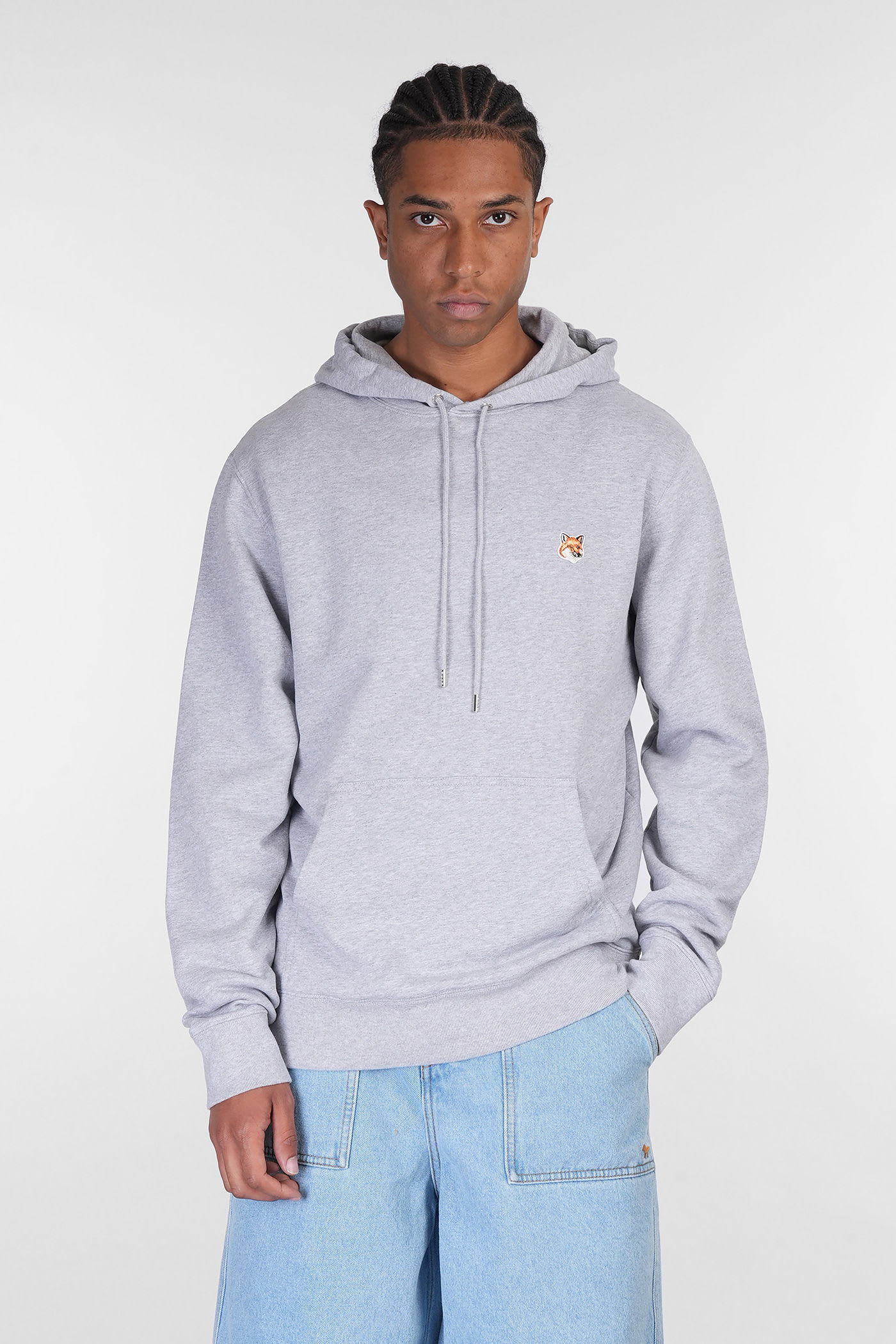 Maison Kitsuné Sweatshirt In Grey Cotton
