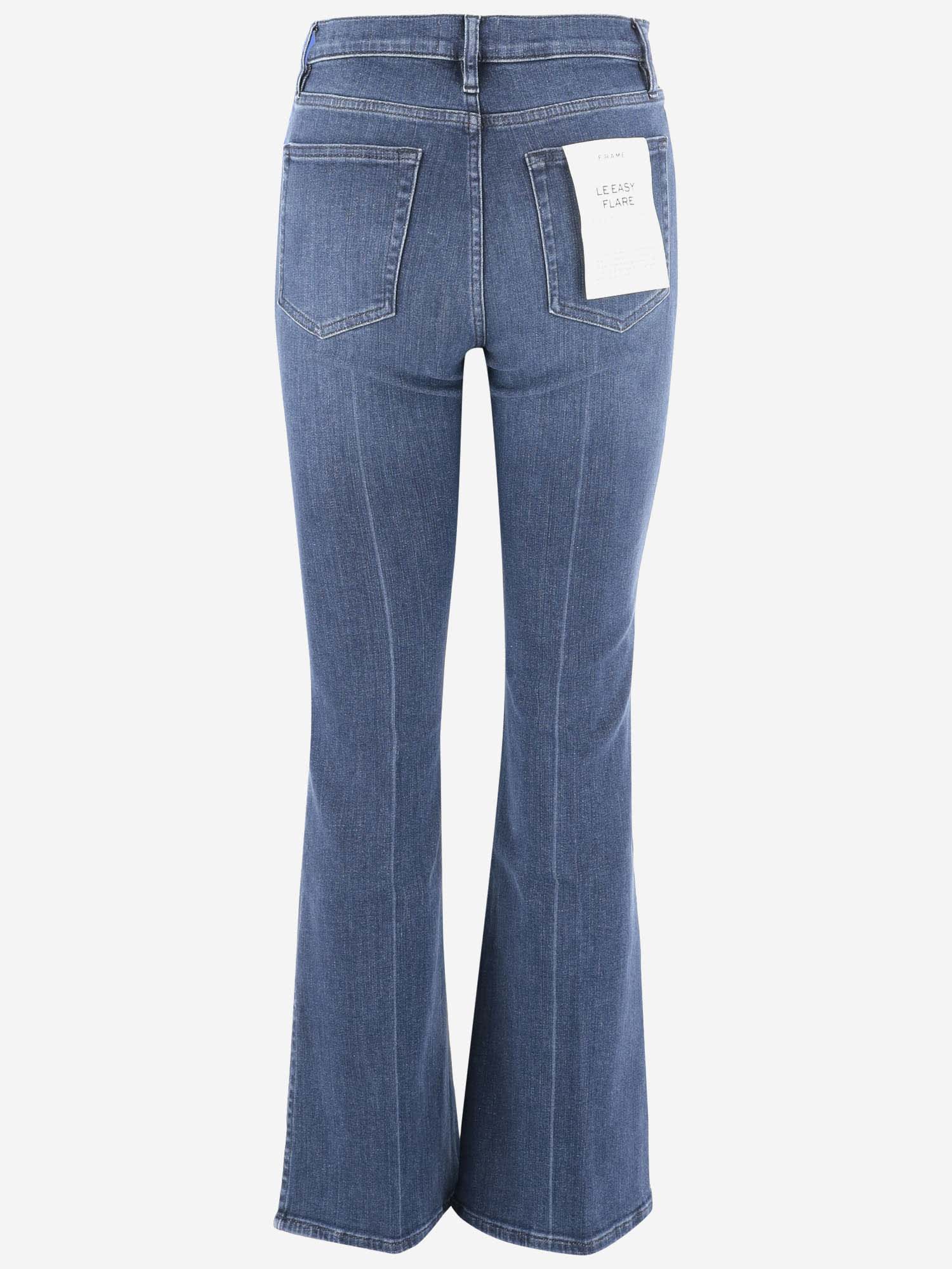 Shop Frame Le Easy Flare Stretch Denim Jeans