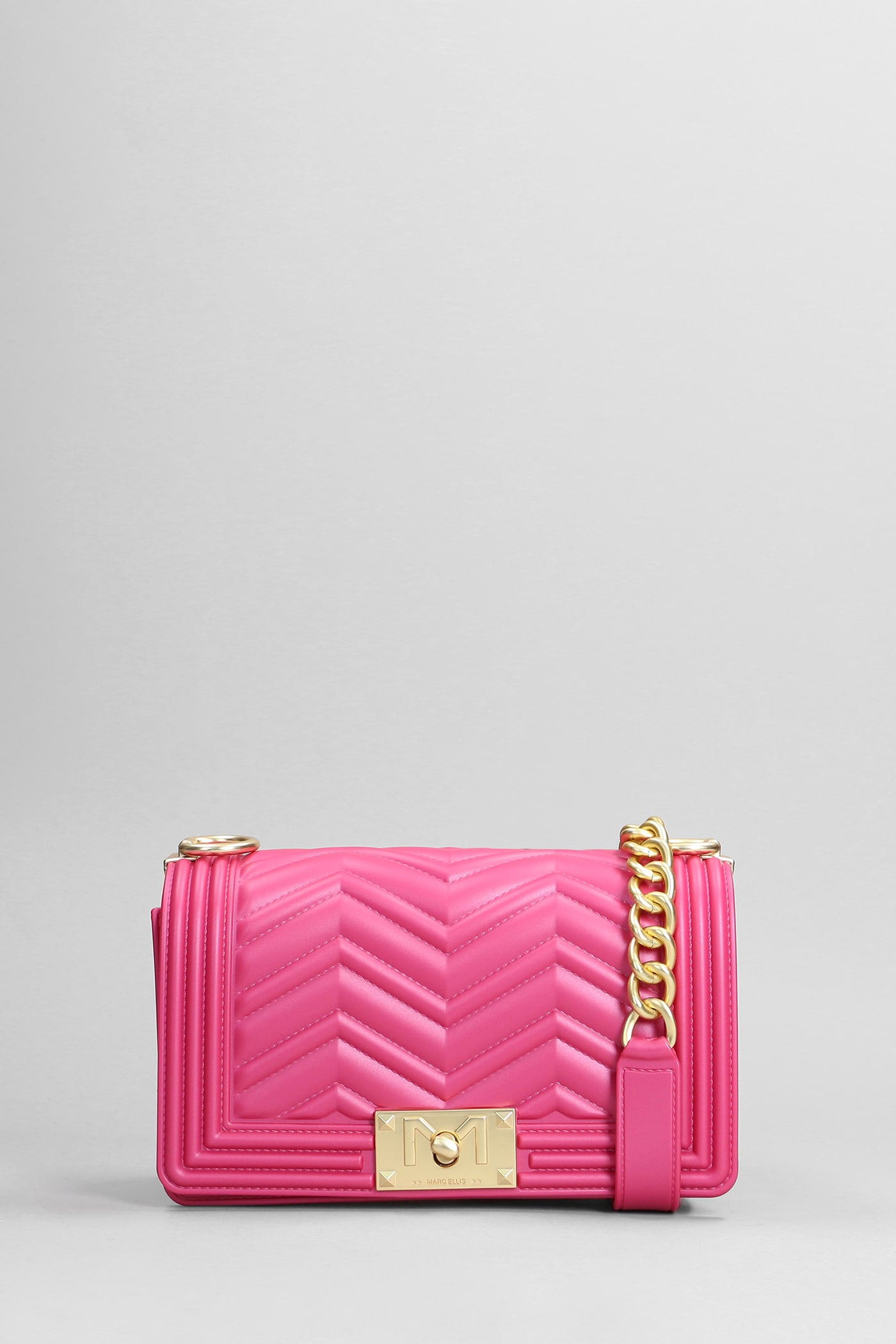 Marc Ellis Flat S Manhattan Shoulder Bag In Rose-pink Pvc