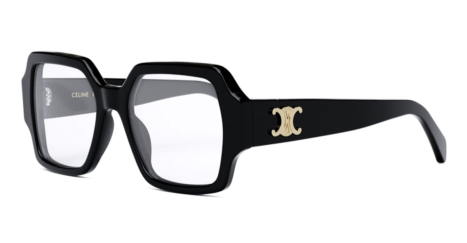 Celine Cl50131i Triomphe 001 Black Glasses In Black