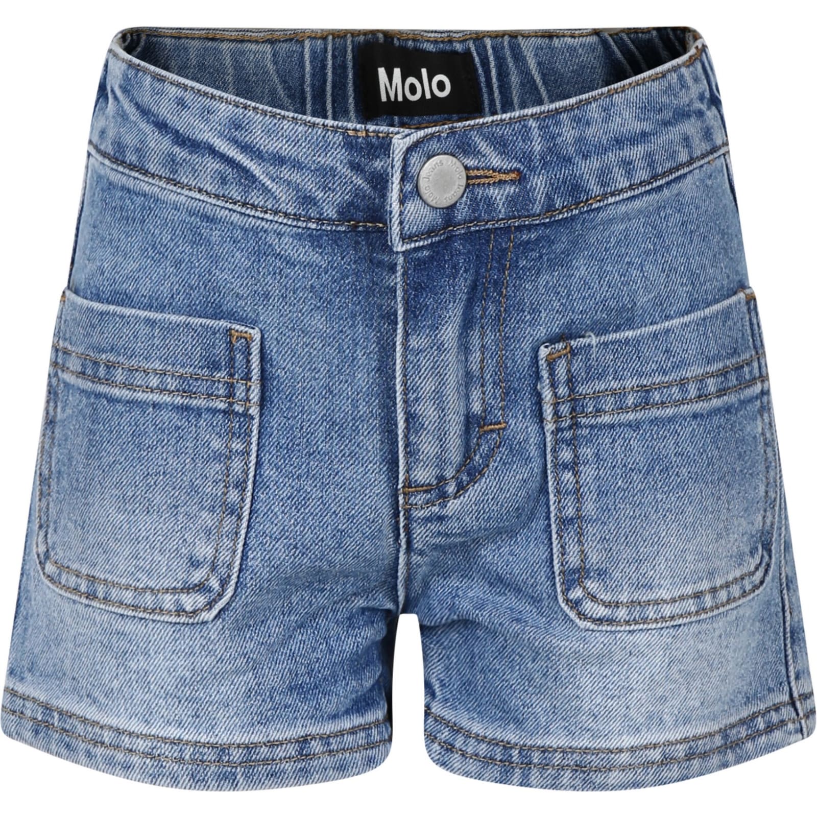 Molo Kids' Casual Denim Shorts Amanda For Girl