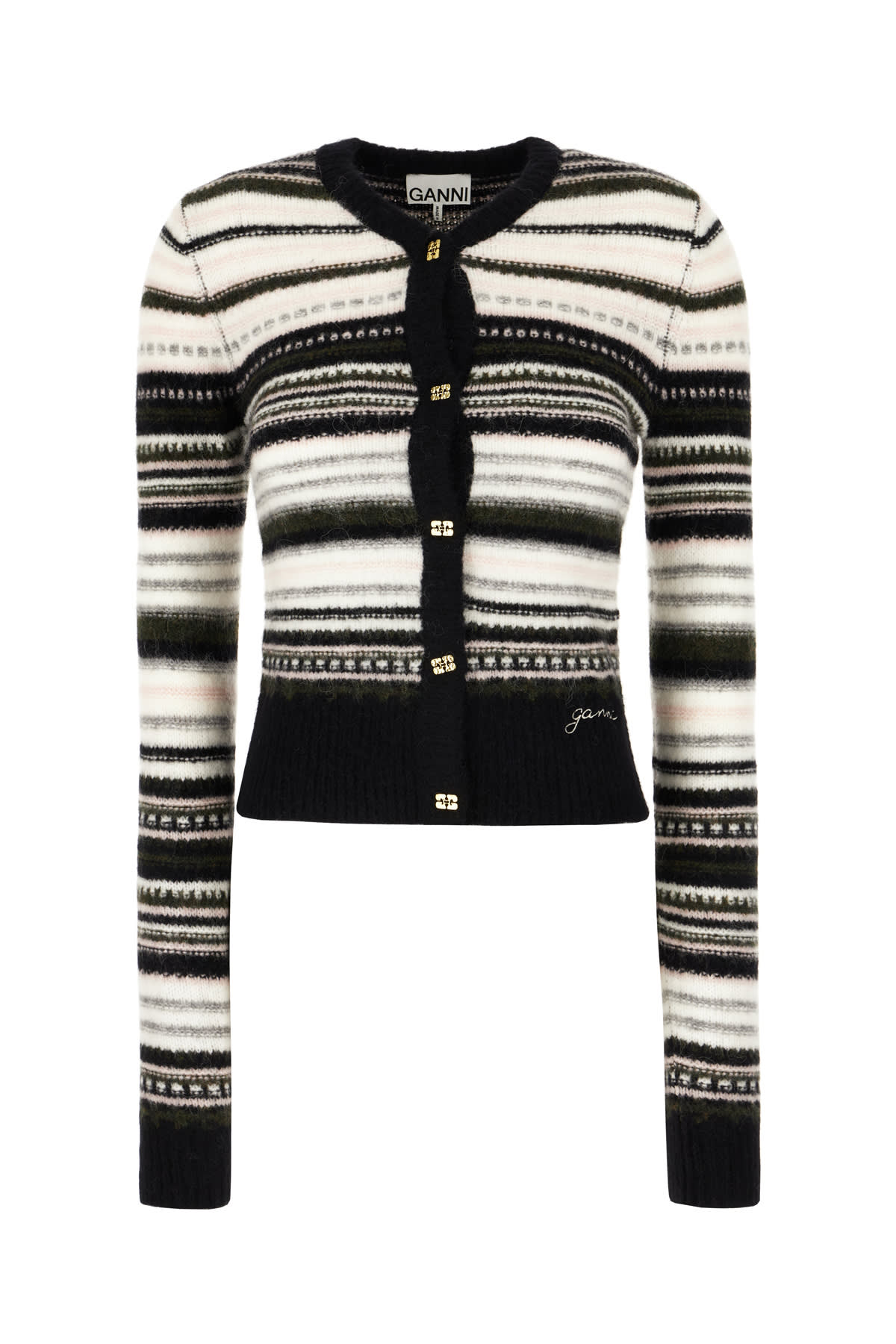 Ganni Sweaters In Black