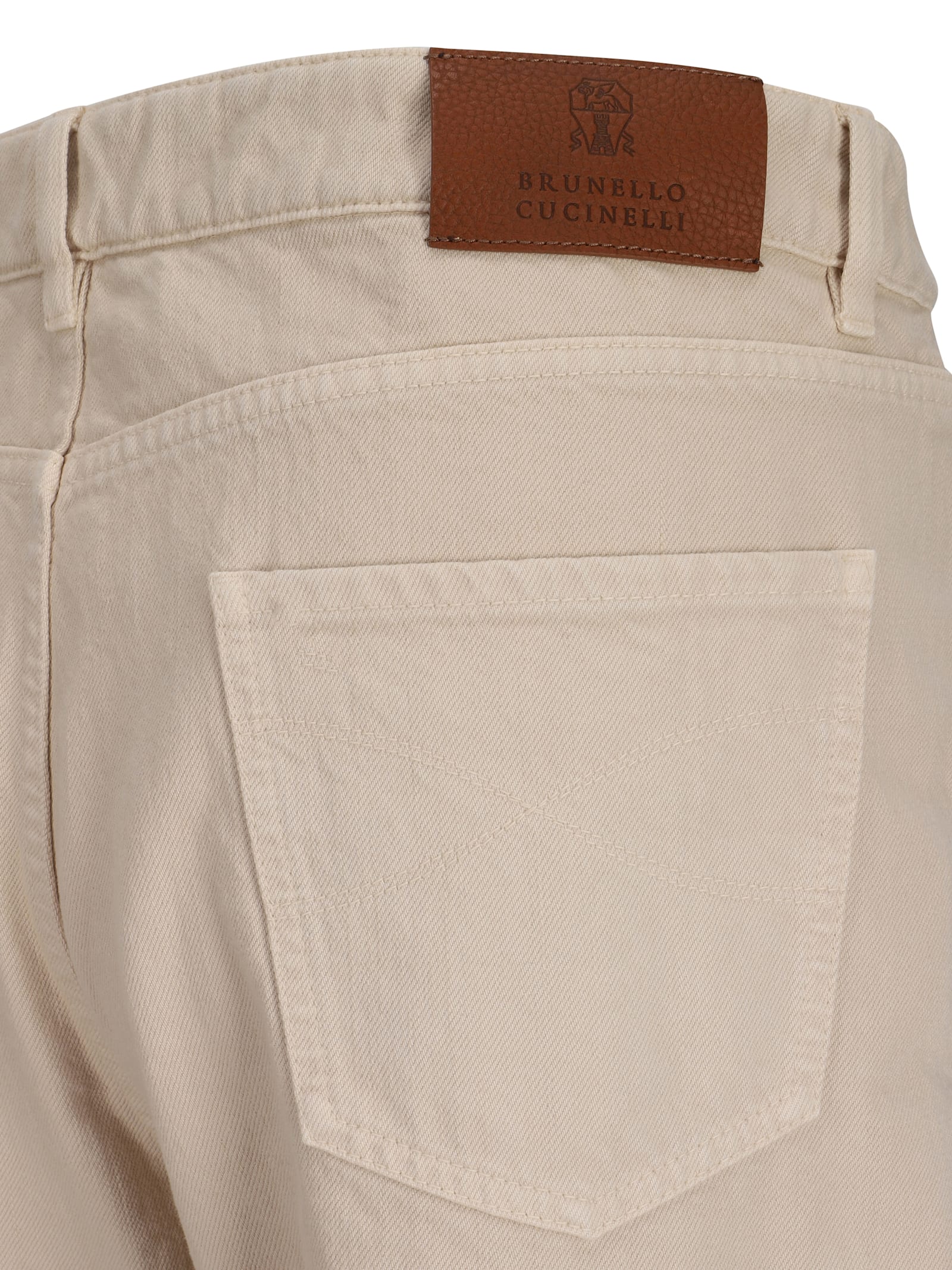 Shop Brunello Cucinelli Pants In Calcare