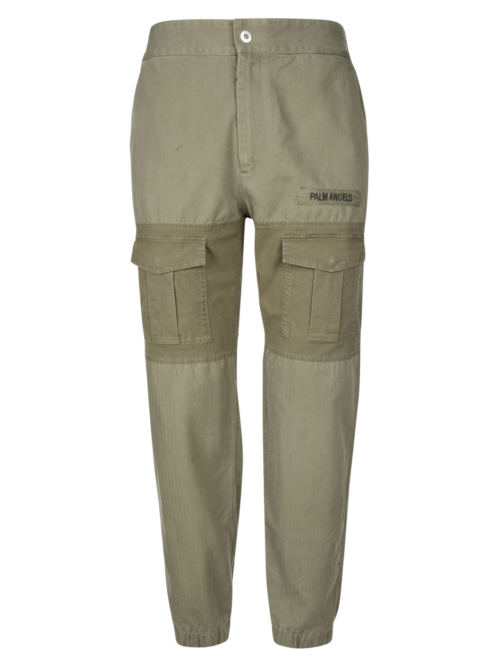 PALM ANGELS MILITARY CARGO PANTS,PMCF010S21 FAB0015610