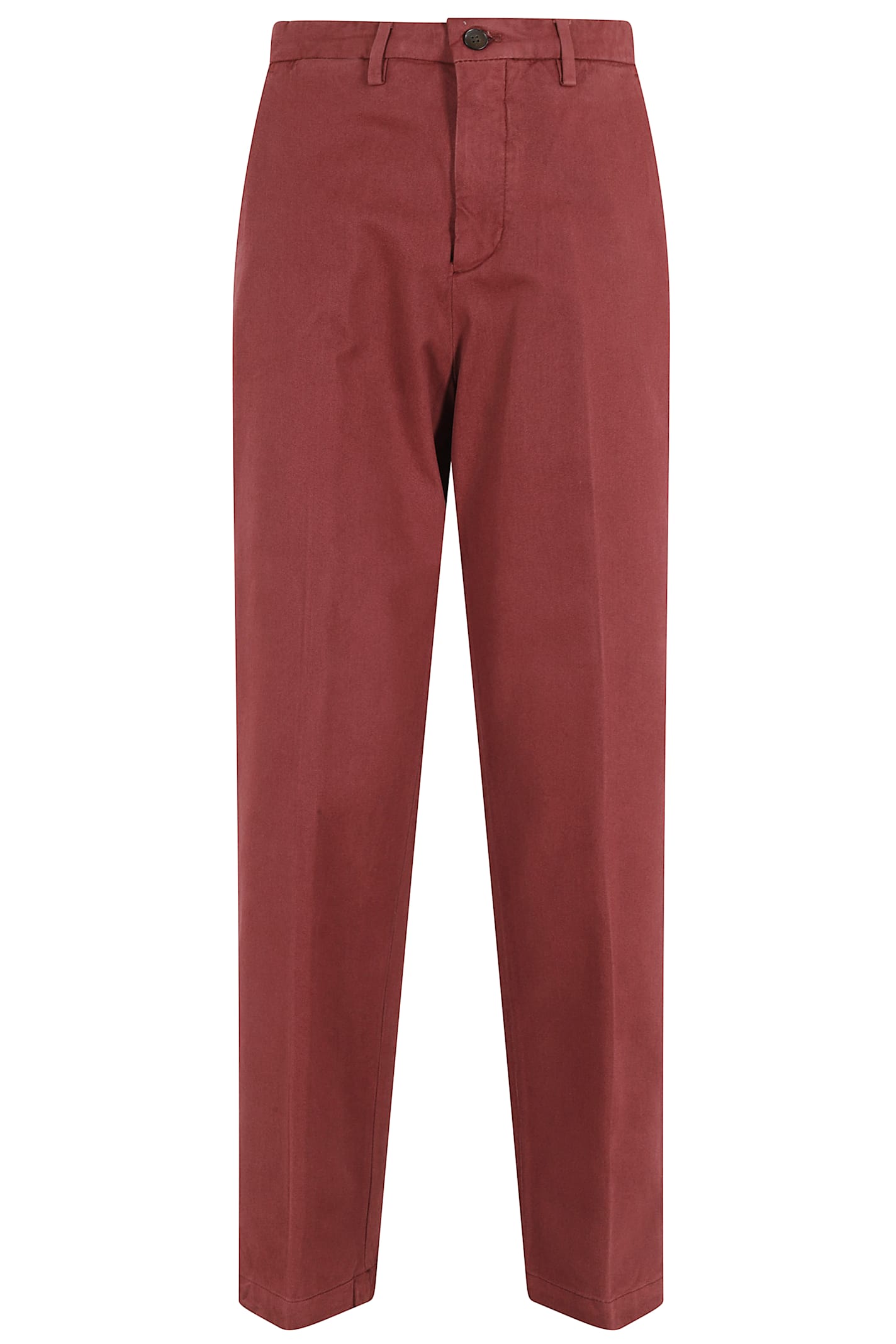 Briglia 1949 Straight-leg Trousers In Burgundy