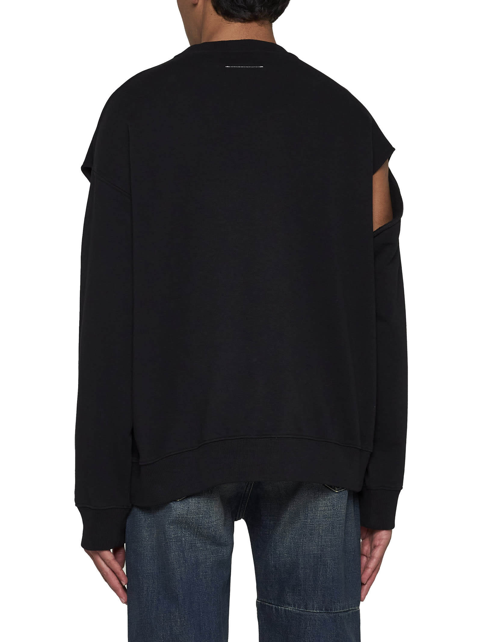 Shop Mm6 Maison Margiela Sweater In Black