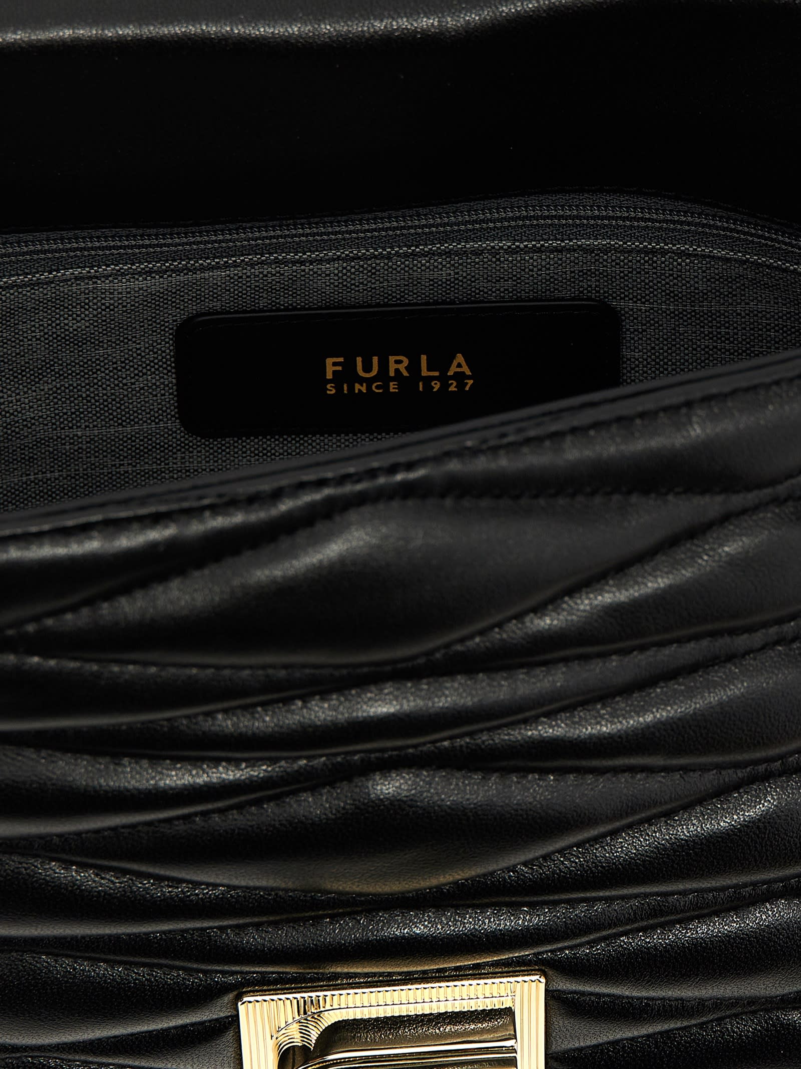 Shop Furla 1927 M Crossbody Bag In Black