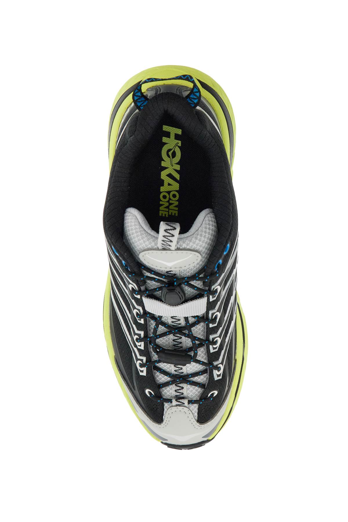 Hoka Mafate Three2 In Bhk Black / Citrus