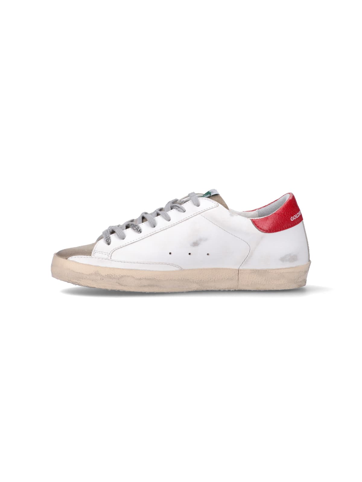 Shop Golden Goose Super-star Sneakers In White