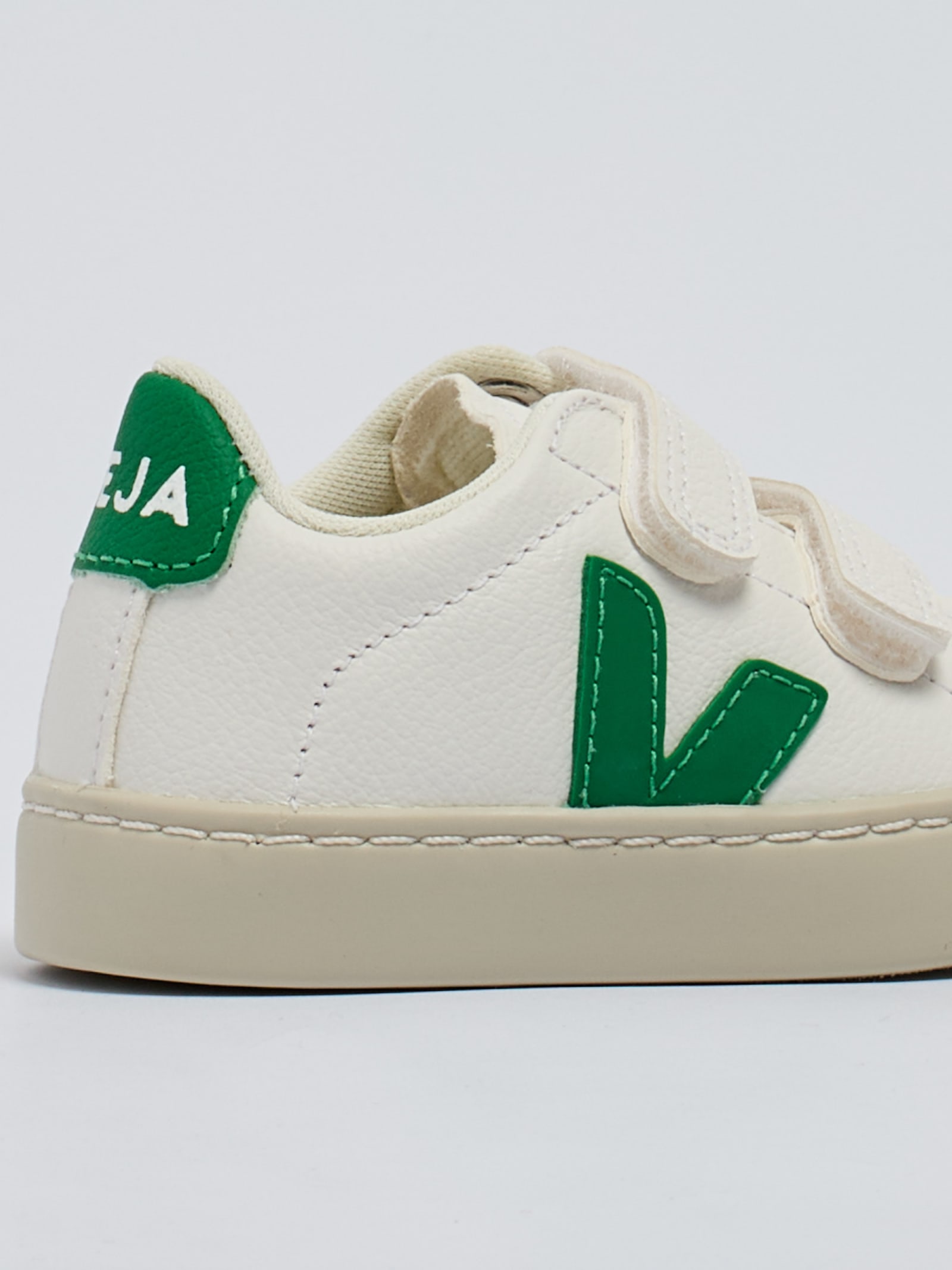 Shop Veja Small Esplar Sneaker In Bianco-verde