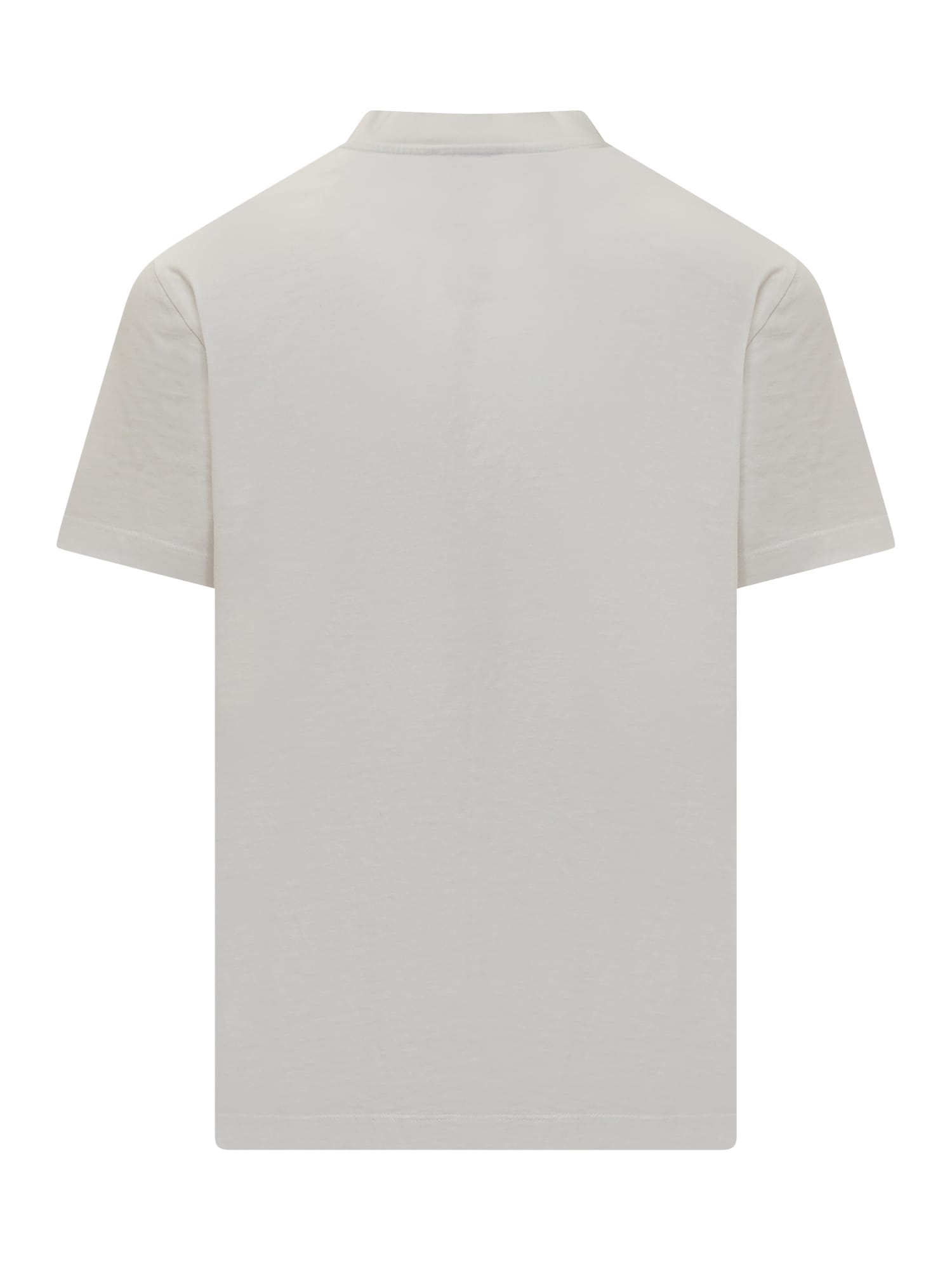 Shop Off-white Slim Off T-shirt In White Black