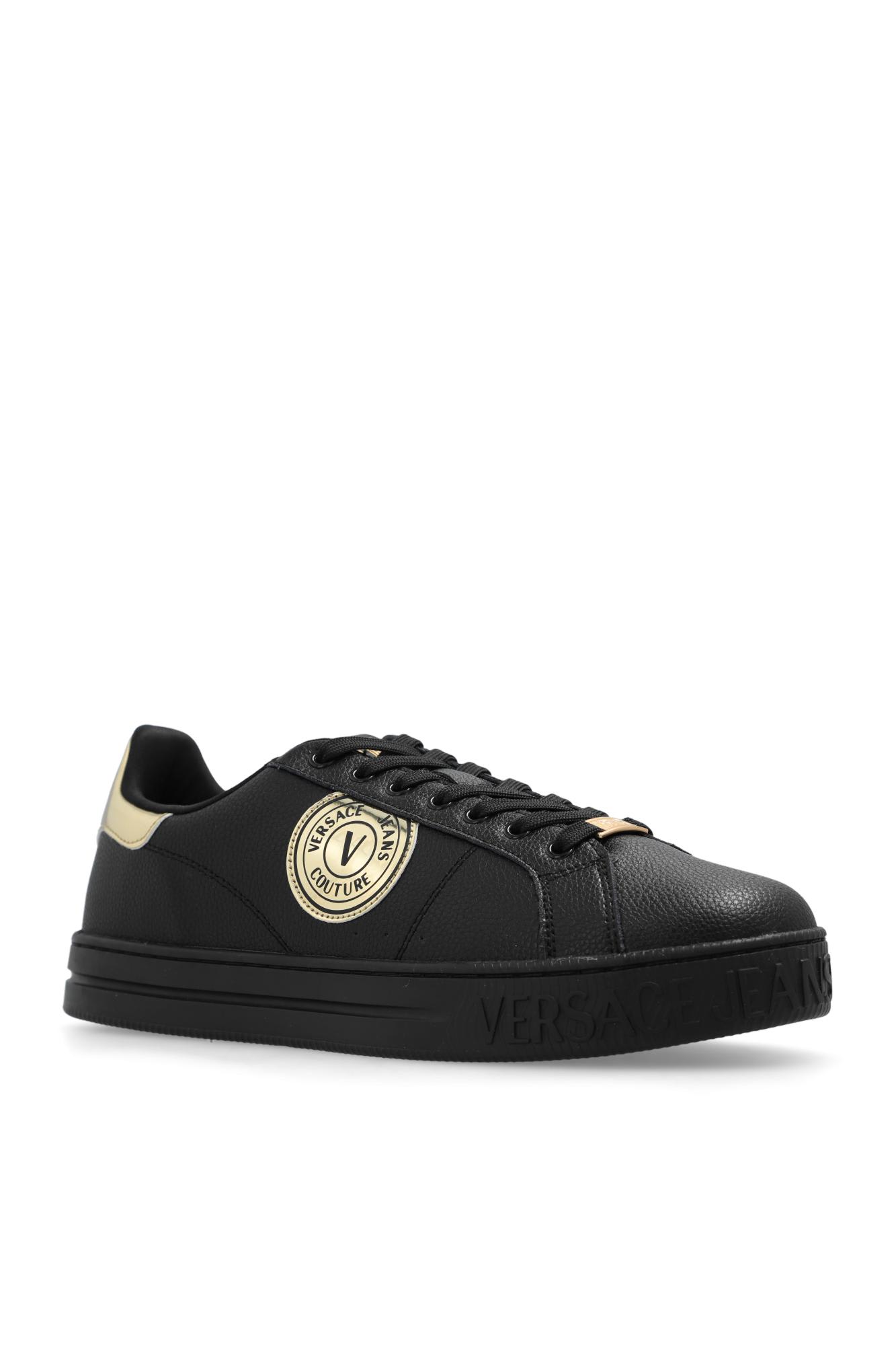 Shop Versace Jeans Couture Sneakers With Logo