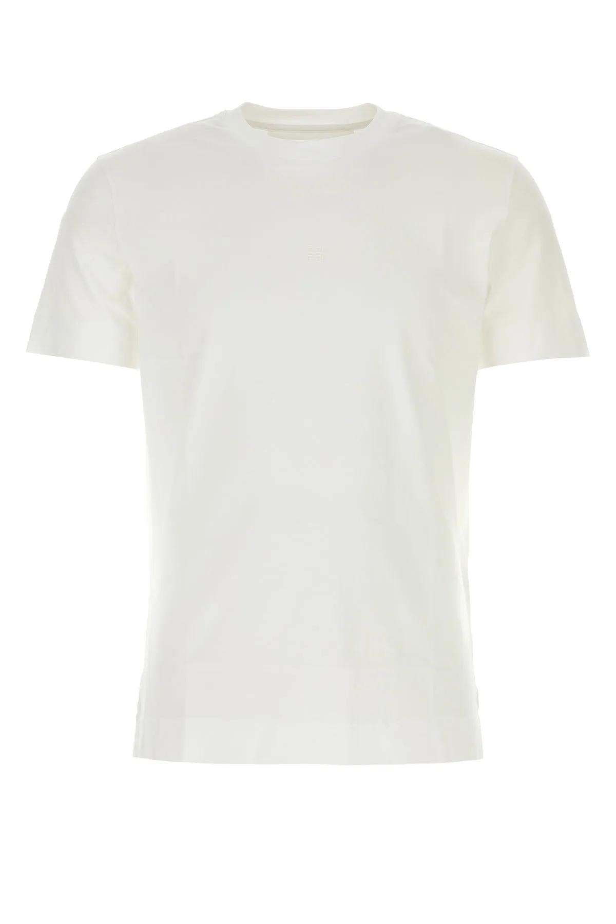 Shop Givenchy White Cotton T-shirt