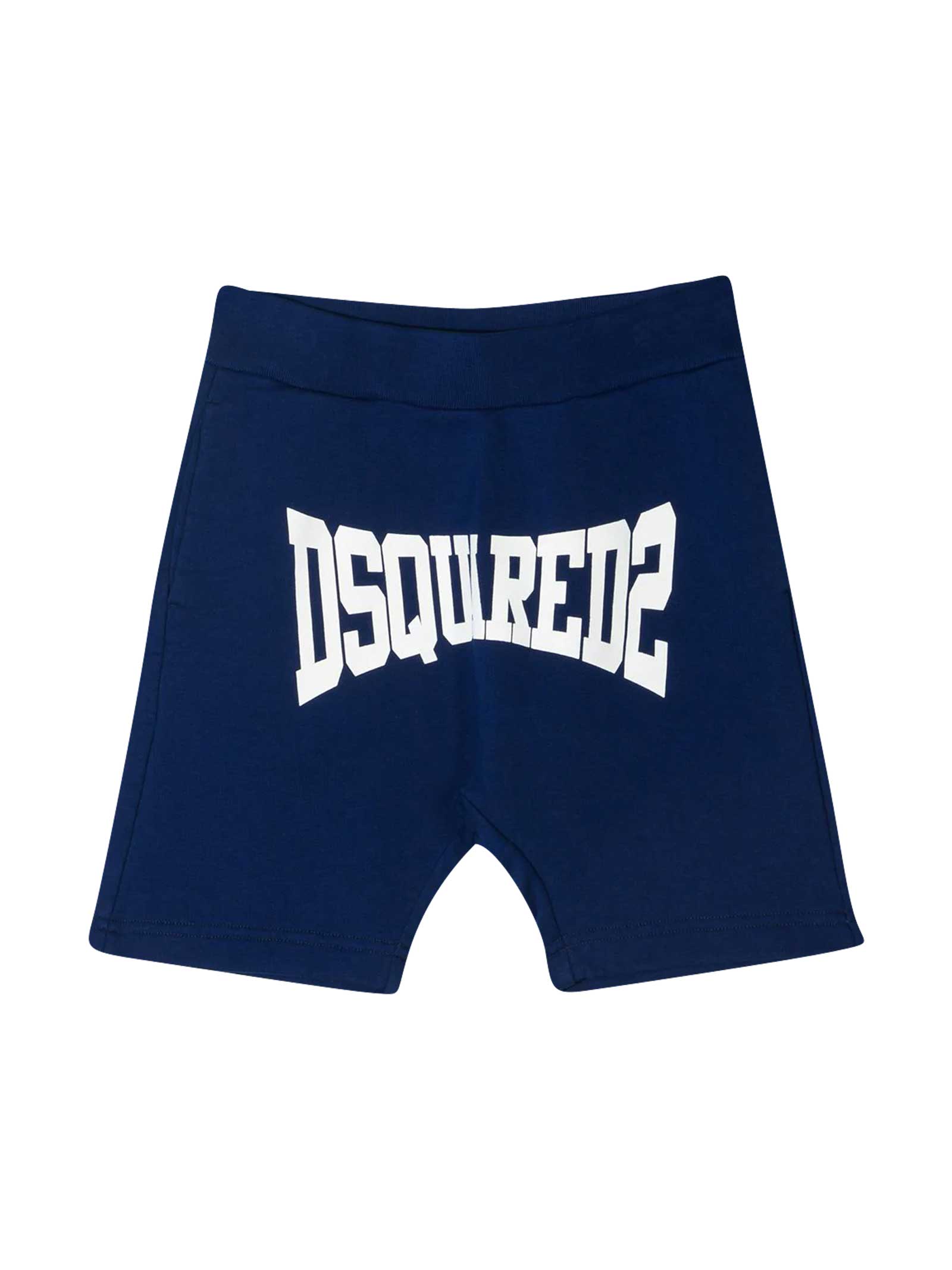 DSQUARED2 BLUE TEEN SHORTS,DQ0214D002Y DQ865T