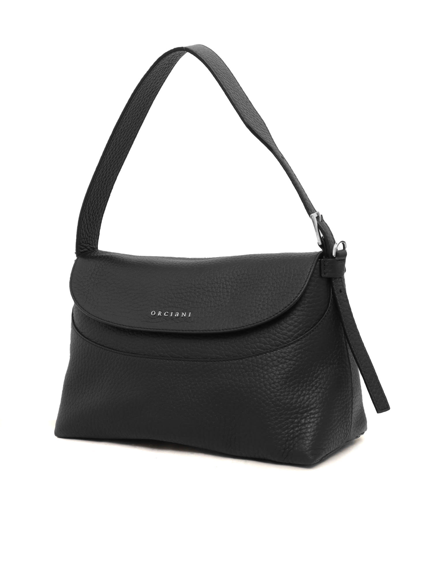 Shop Orciani Handbag In Black