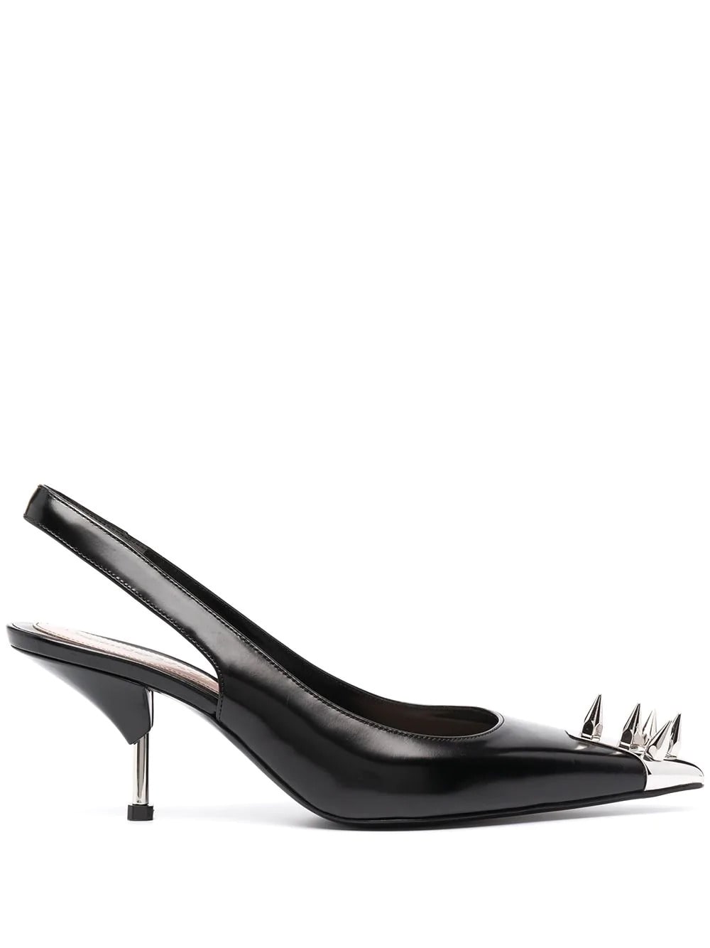Buy Alexander McQueen punk Studded Slingback online, shop Alexander McQueen shoes with free shipping
