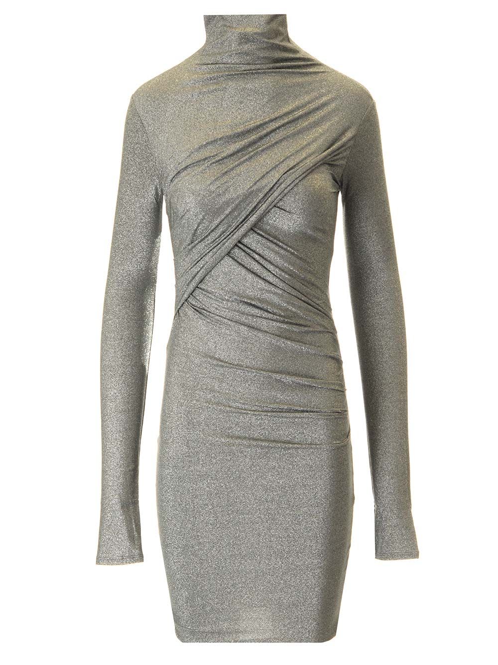 Shop Amazuìn Aleya Dress In Silver