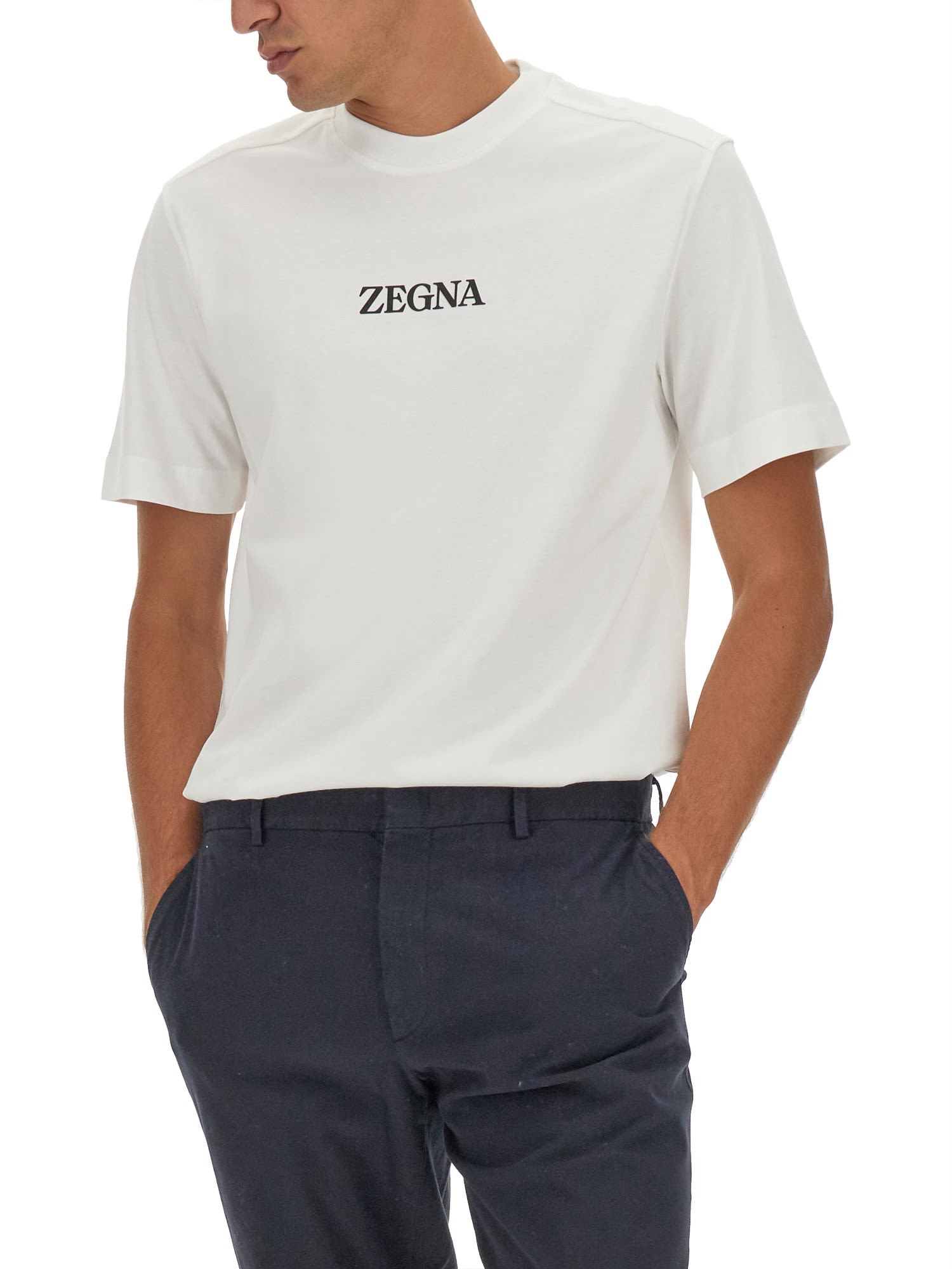 Shop Zegna Jersey T-shirt