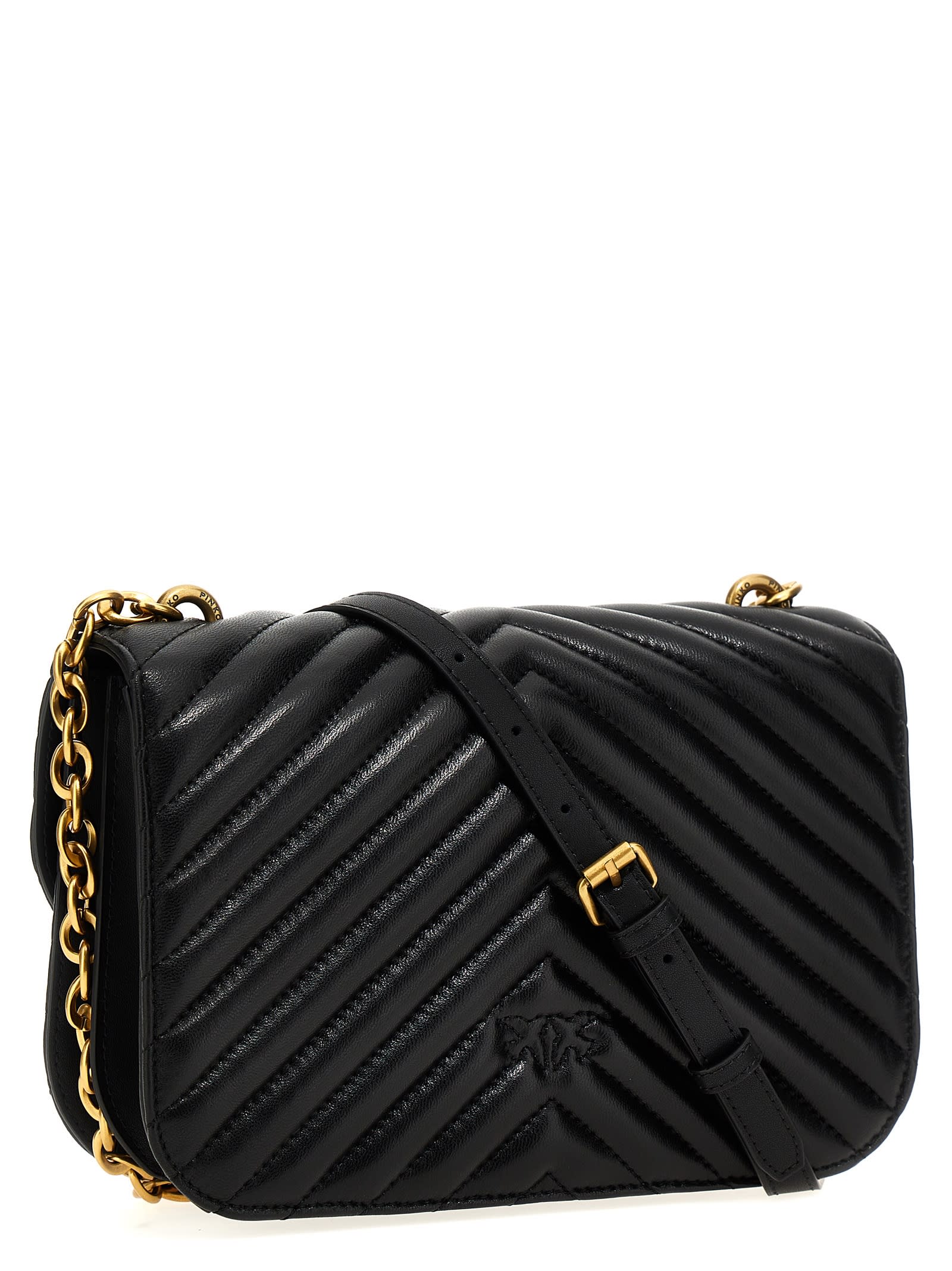 PINKO LOVE BELL CLASSIC bag - BLACK CALF price online