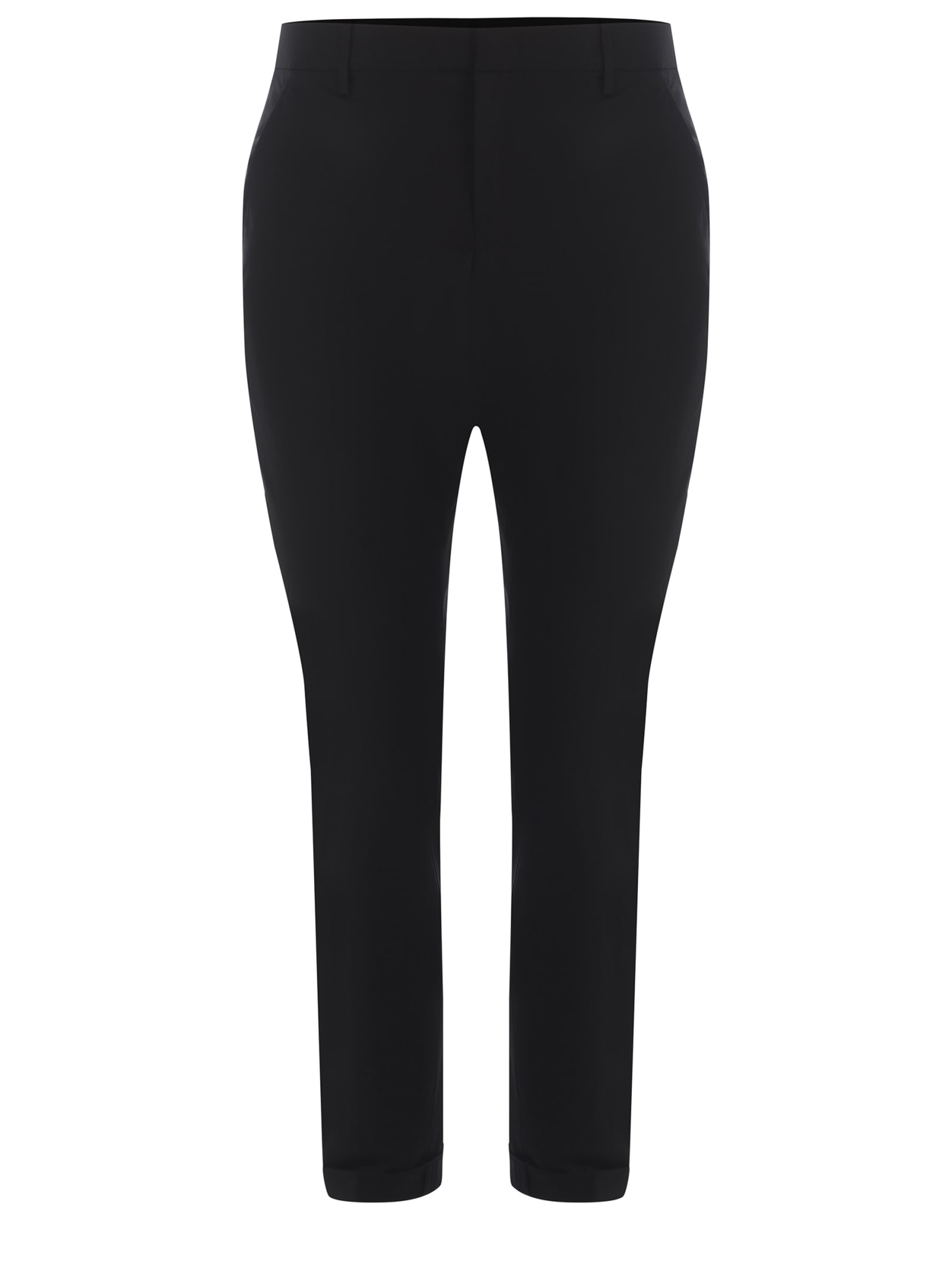 Shop Dondup Trousers  Gaubert Made Of Cotton In Nero