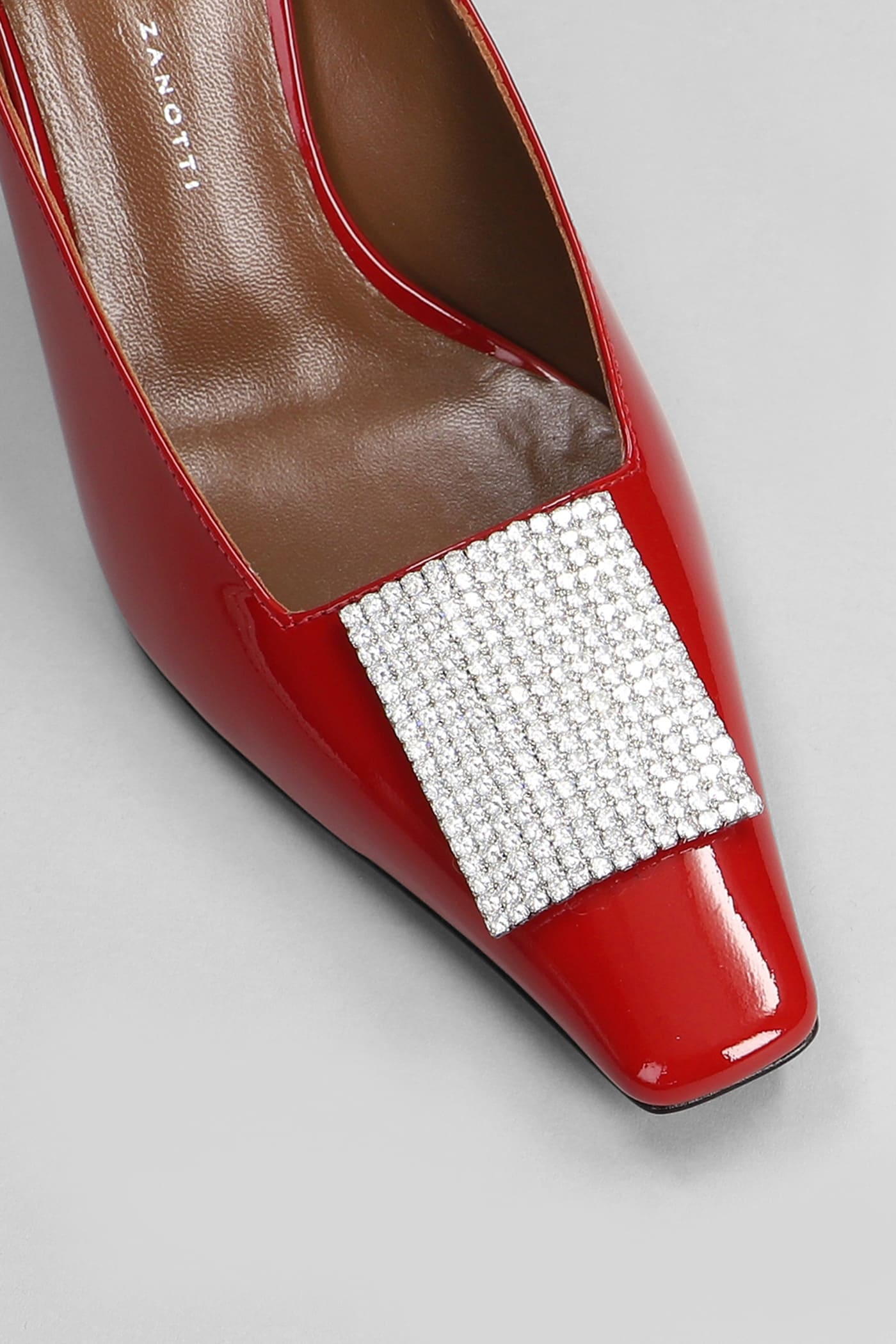 Shop Giuseppe Zanotti Pumps In Red Patent Leather