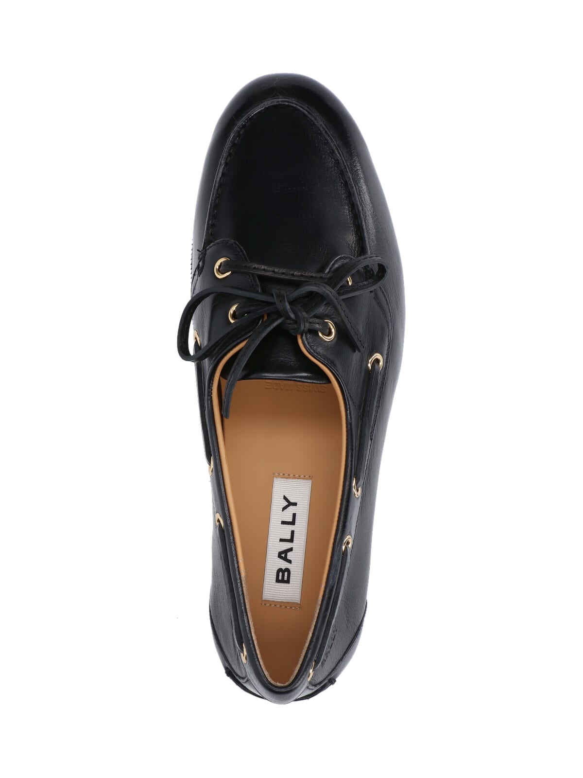 Bally Pathy Leather Derby Shoes In Black