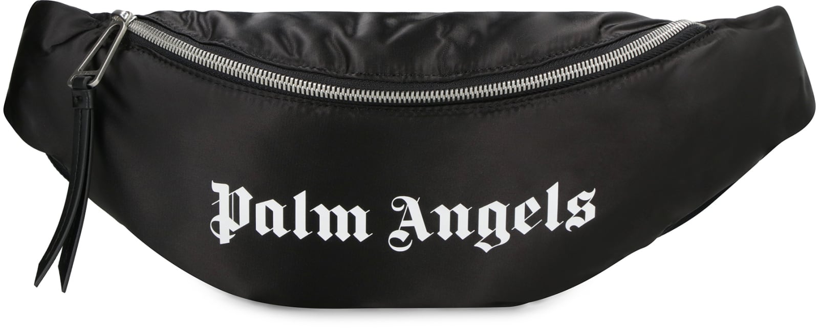 Shop Palm Angels Nylon Belt Bag In Nero/bianco