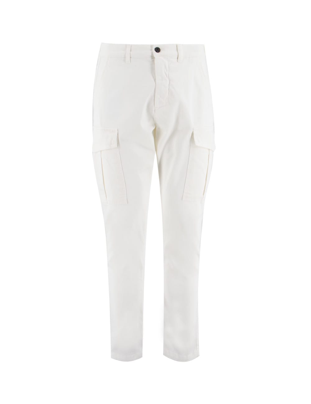 Shop Eleventy Trousers In White